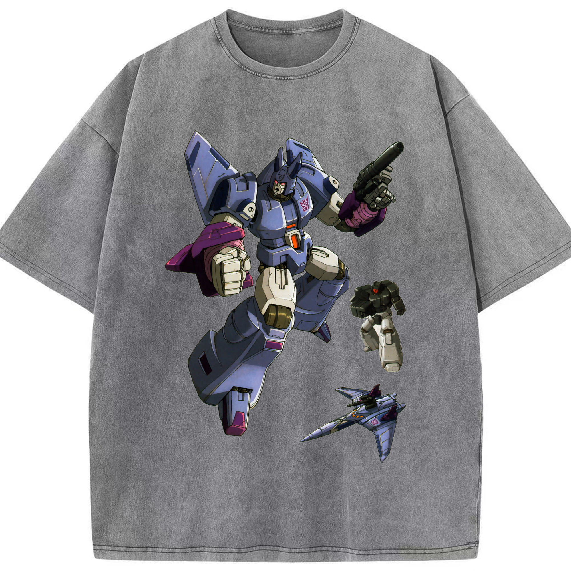 （画像用）  綿100% ヴィンテージ風 半袖Tシャツ（フロントプリント）