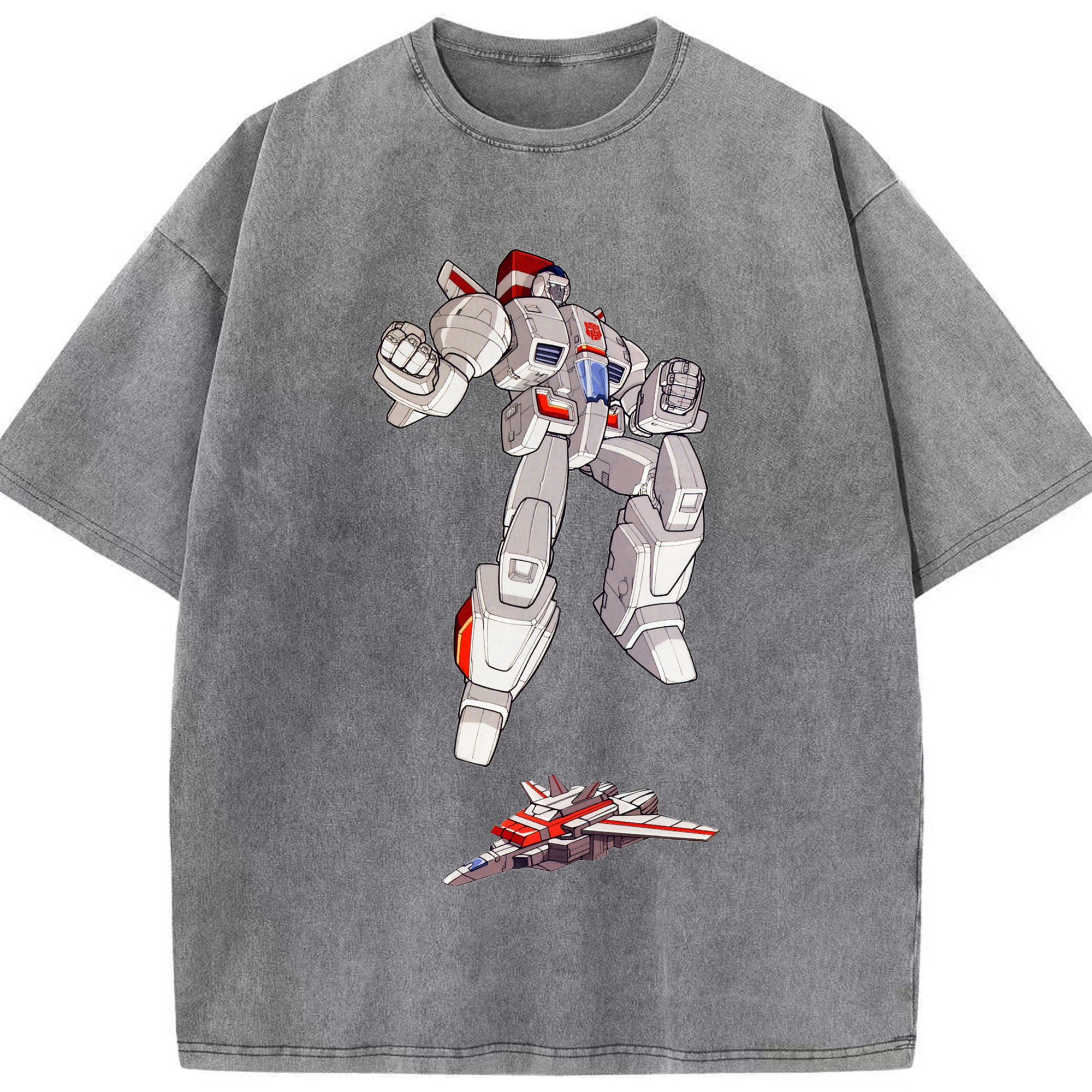 （画像用）  綿100% ヴィンテージ風 半袖Tシャツ（フロントプリント）