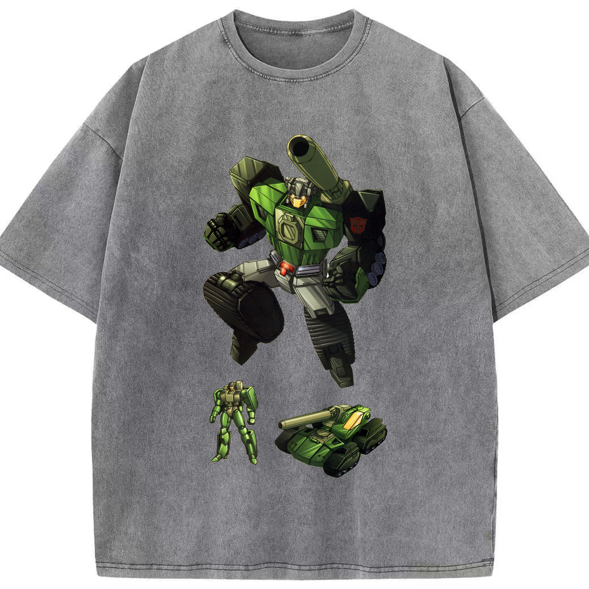 （画像用）  綿100% ヴィンテージ風 半袖Tシャツ（フロントプリント）