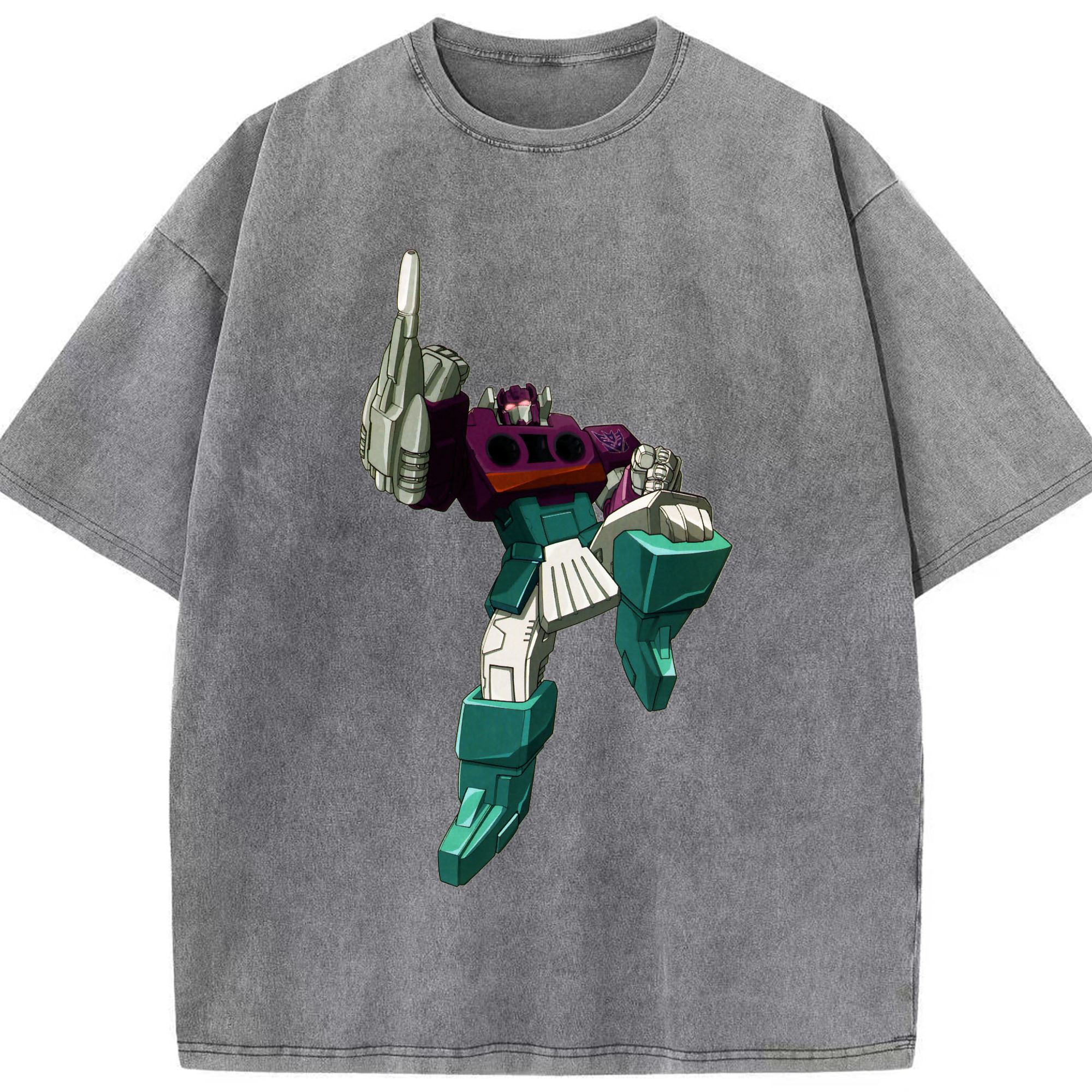 （画像用）  綿100% ヴィンテージ風 半袖Tシャツ（フロントプリント）