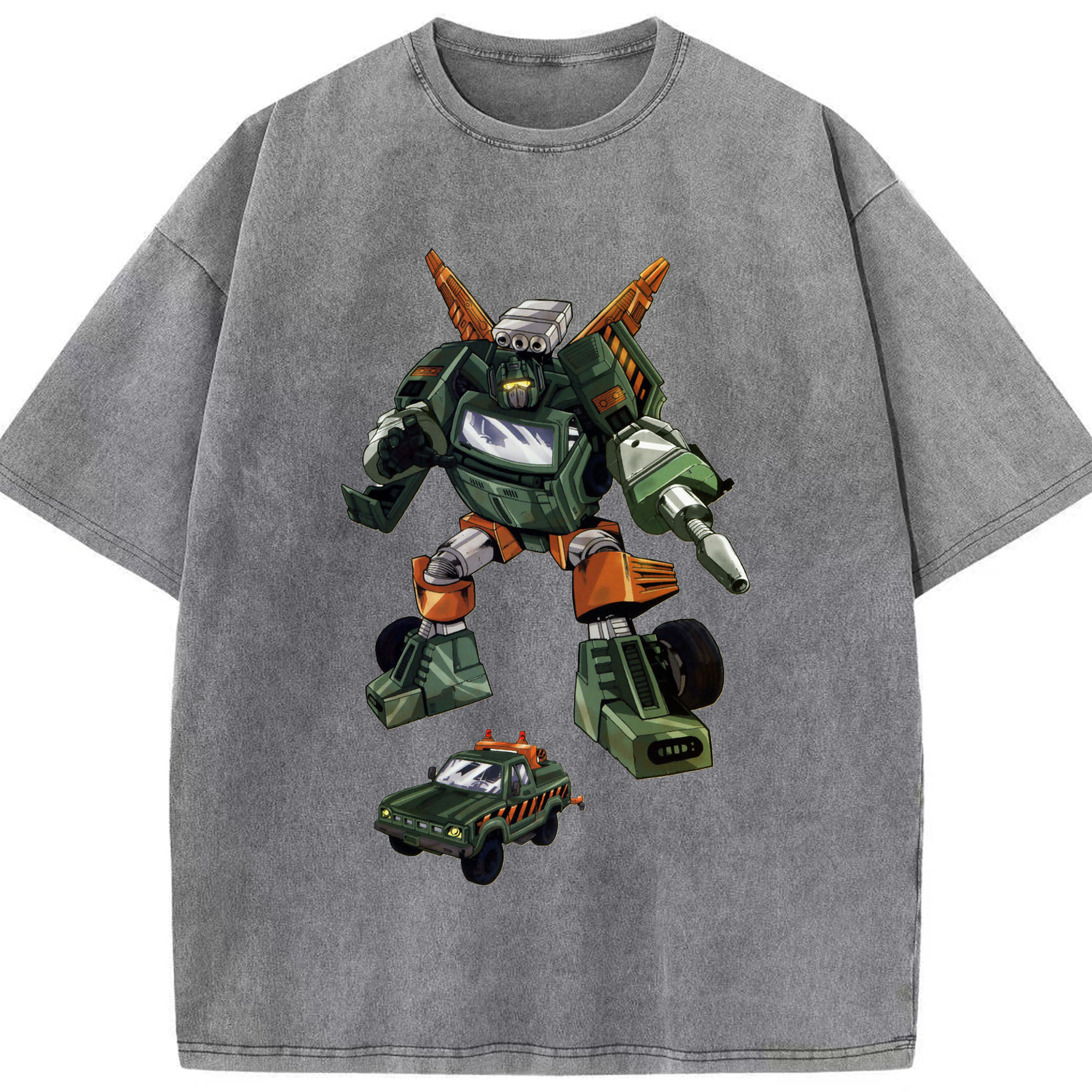 （画像用）  綿100% ヴィンテージ風 半袖Tシャツ（フロントプリント）