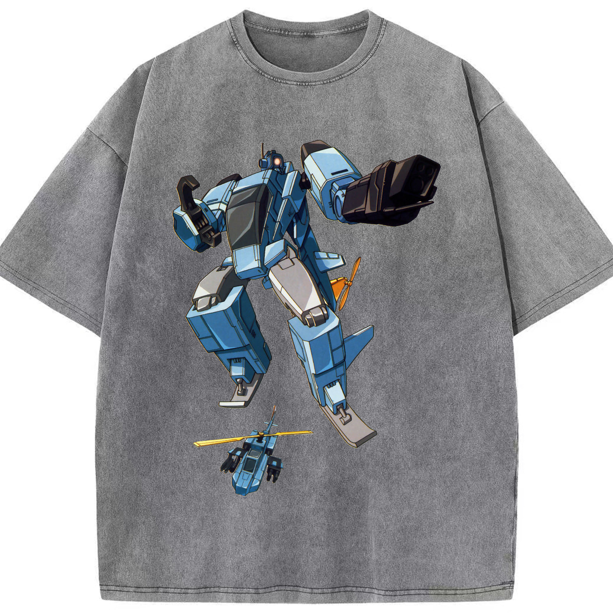 （画像用）  綿100% ヴィンテージ風 半袖Tシャツ（フロントプリント）
