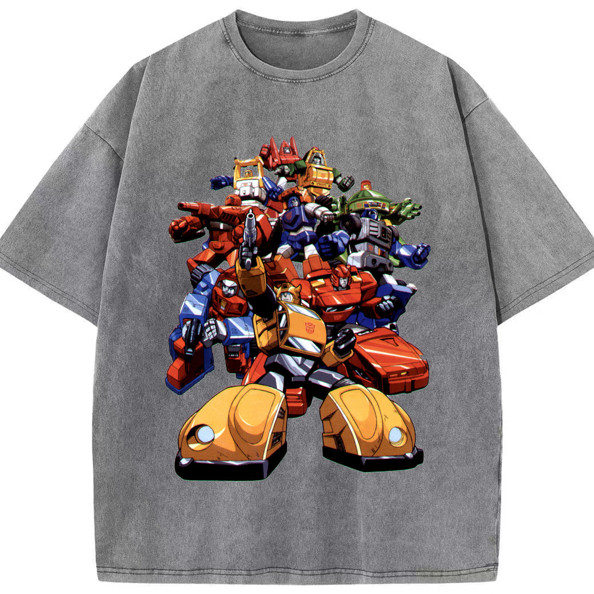 （画像用）  綿100% ヴィンテージ風 半袖Tシャツ（フロントプリント）