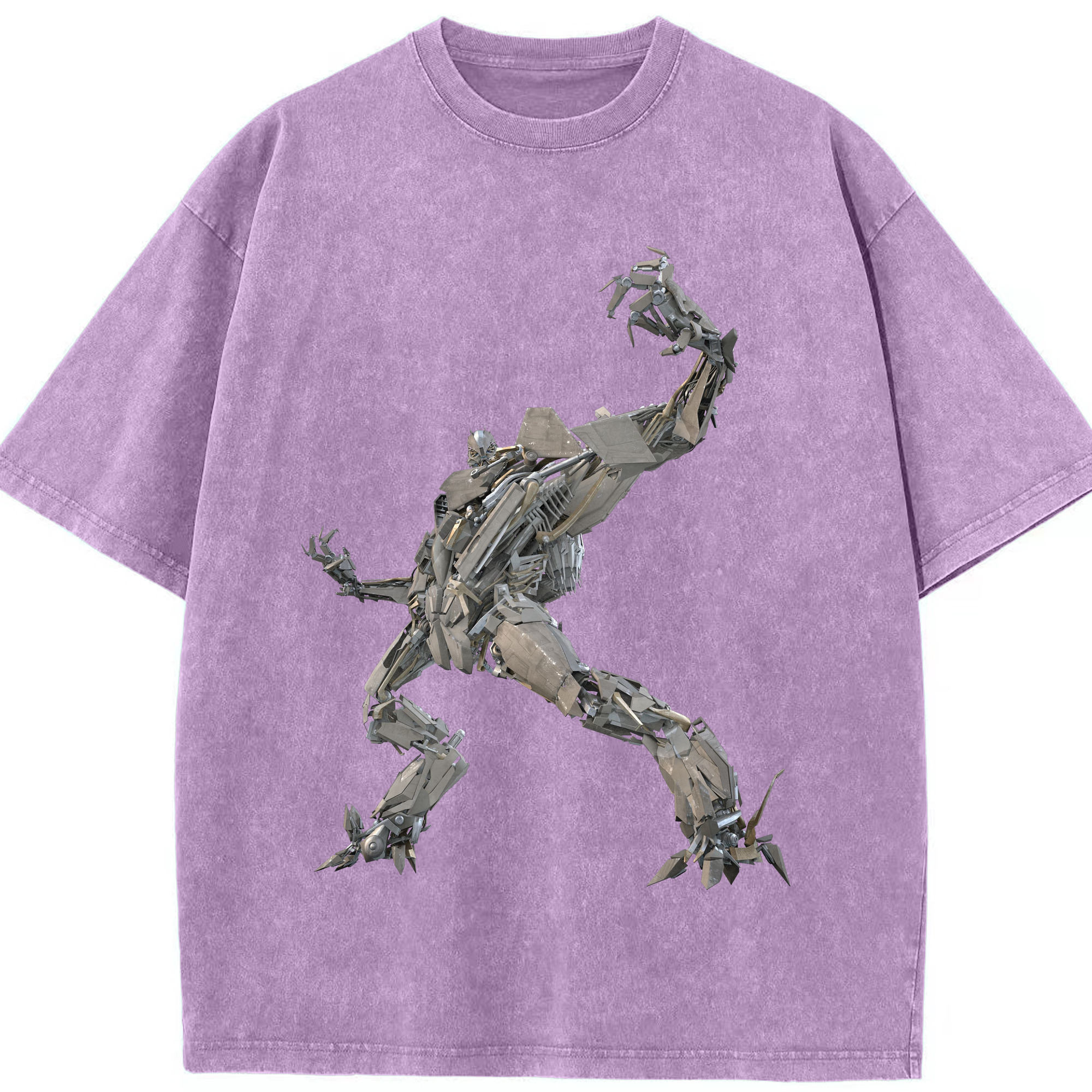 （画像用）  綿100% ヴィンテージ風 半袖Tシャツ（フロントプリント）