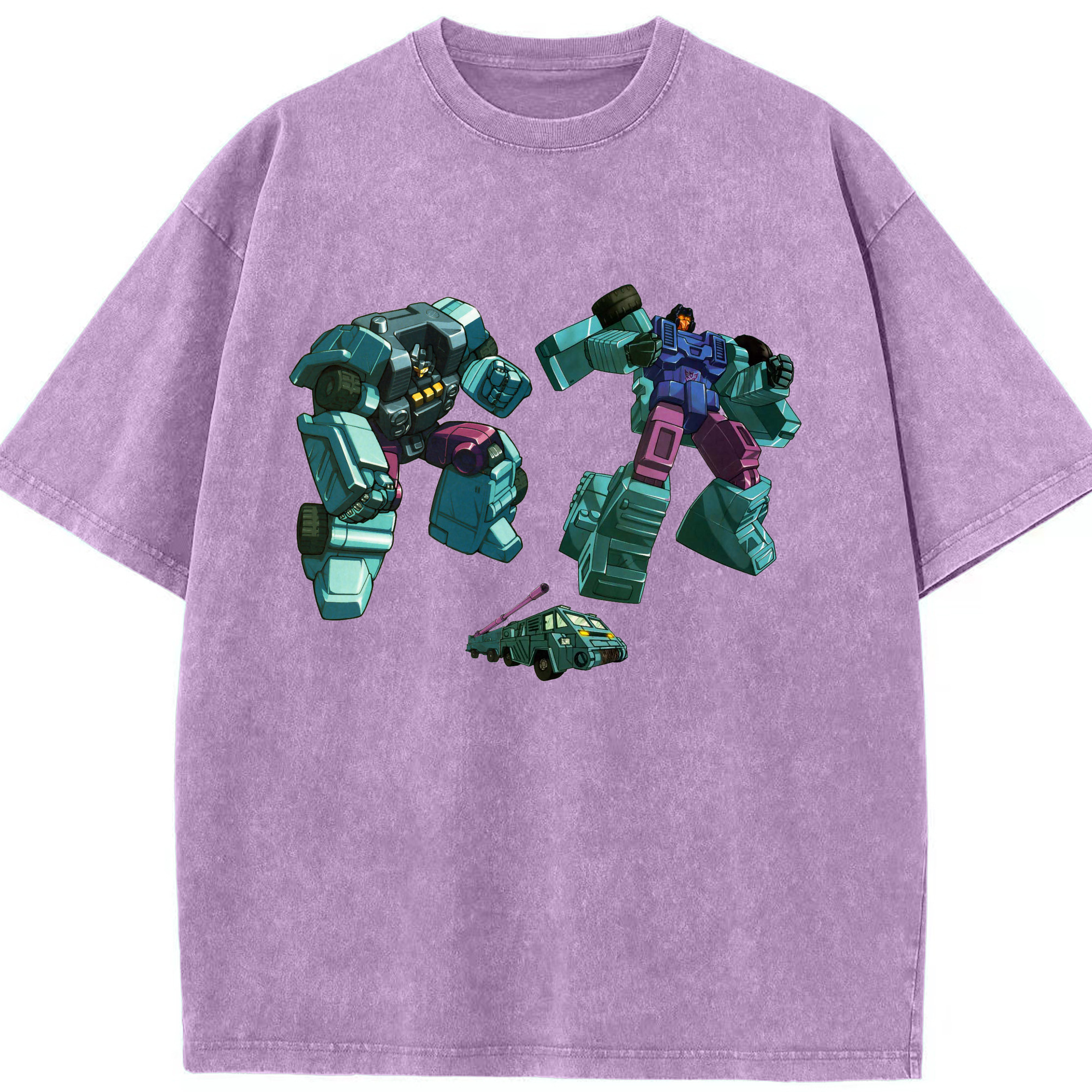 （画像用）  綿100% ヴィンテージ風 半袖Tシャツ（フロントプリント）