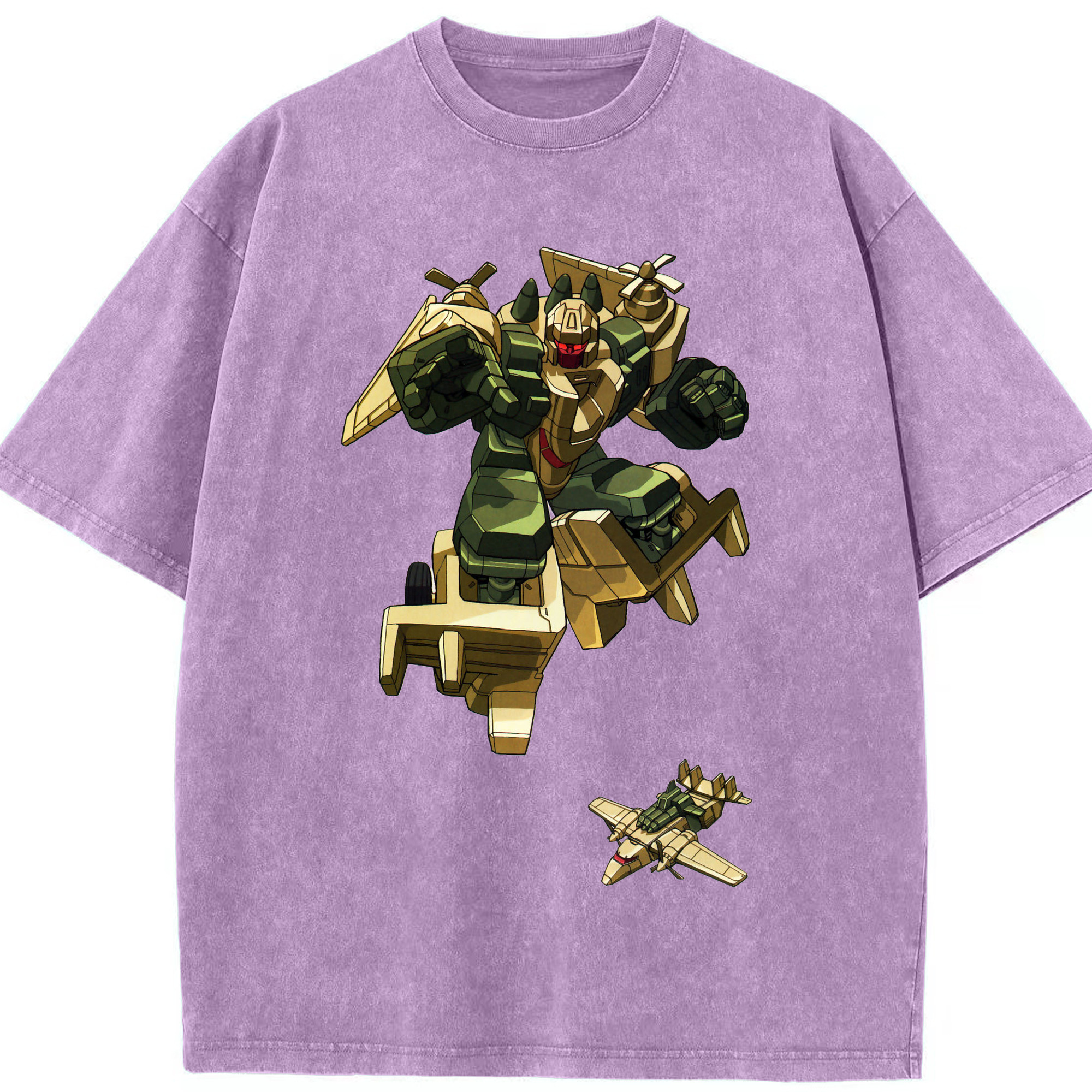 （画像用）  綿100% ヴィンテージ風 半袖Tシャツ（フロントプリント）