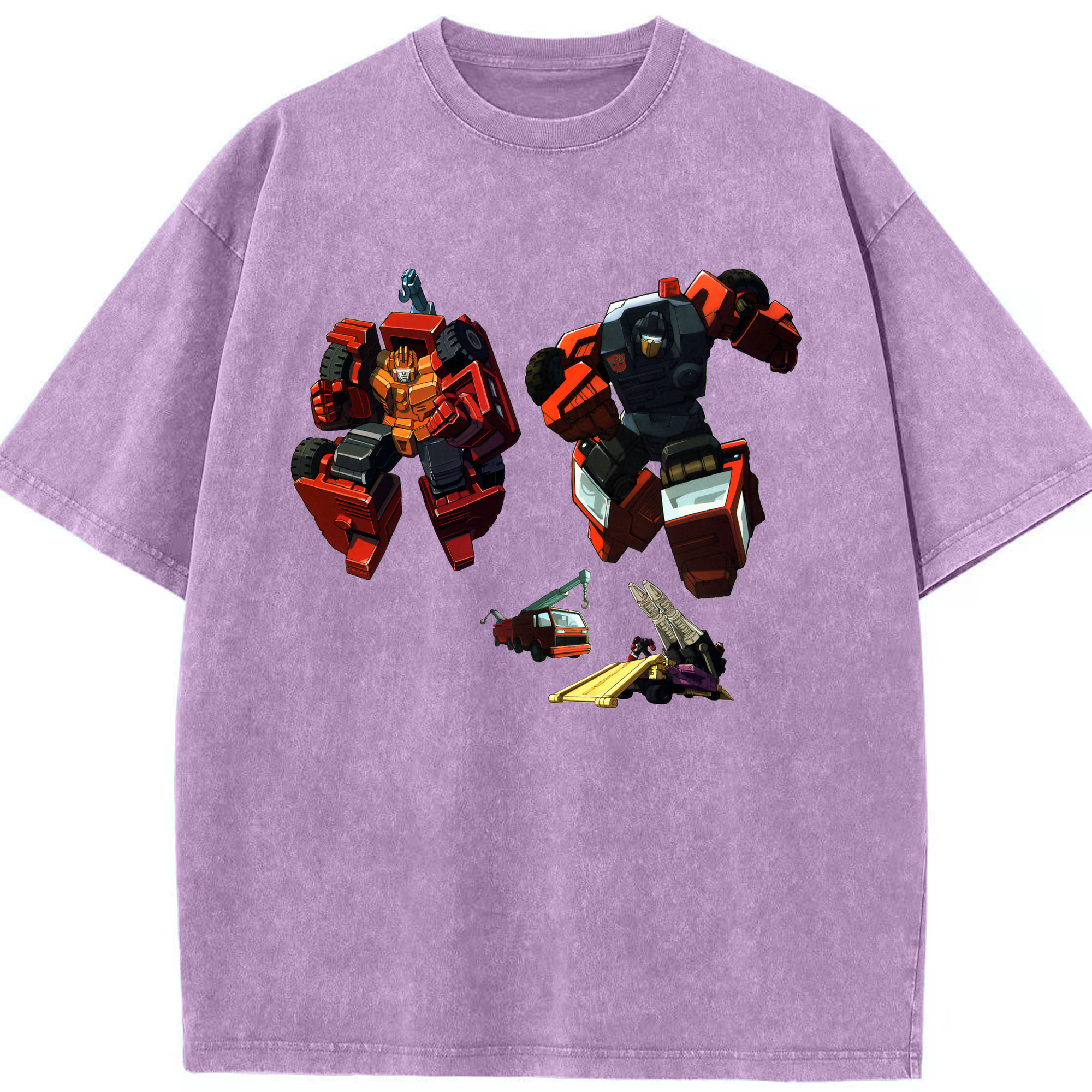 （画像用）  綿100% ヴィンテージ風 半袖Tシャツ（フロントプリント）