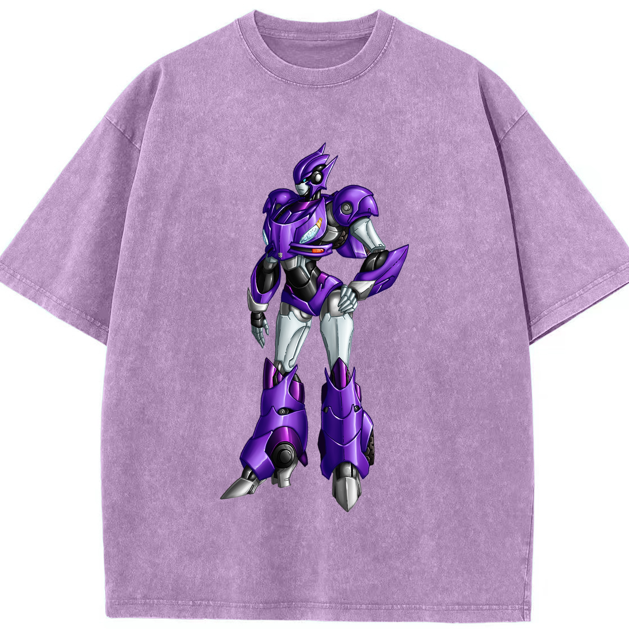（画像用）  綿100% ヴィンテージ風 半袖Tシャツ（フロントプリント）