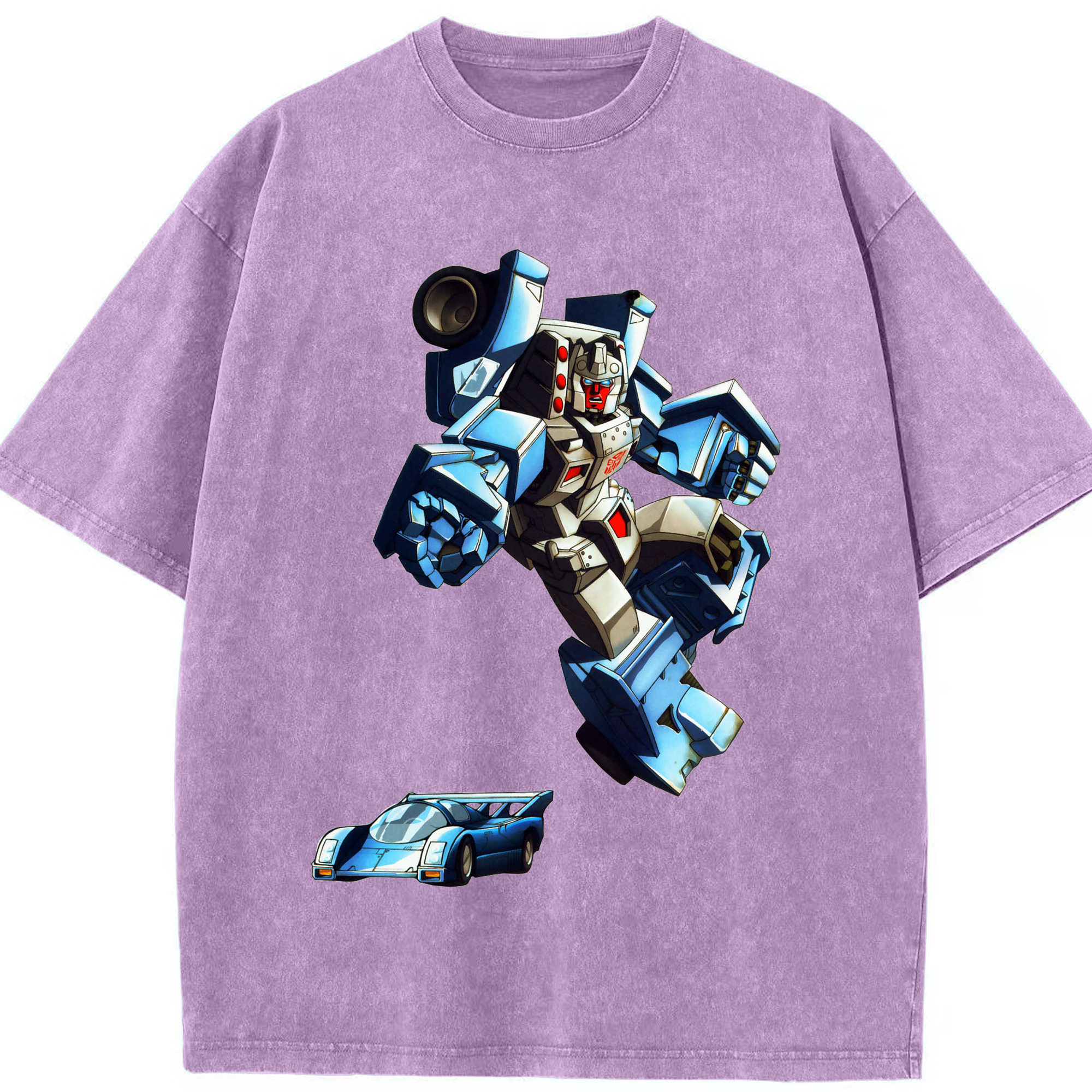 （画像用）  綿100% ヴィンテージ風 半袖Tシャツ（フロントプリント）