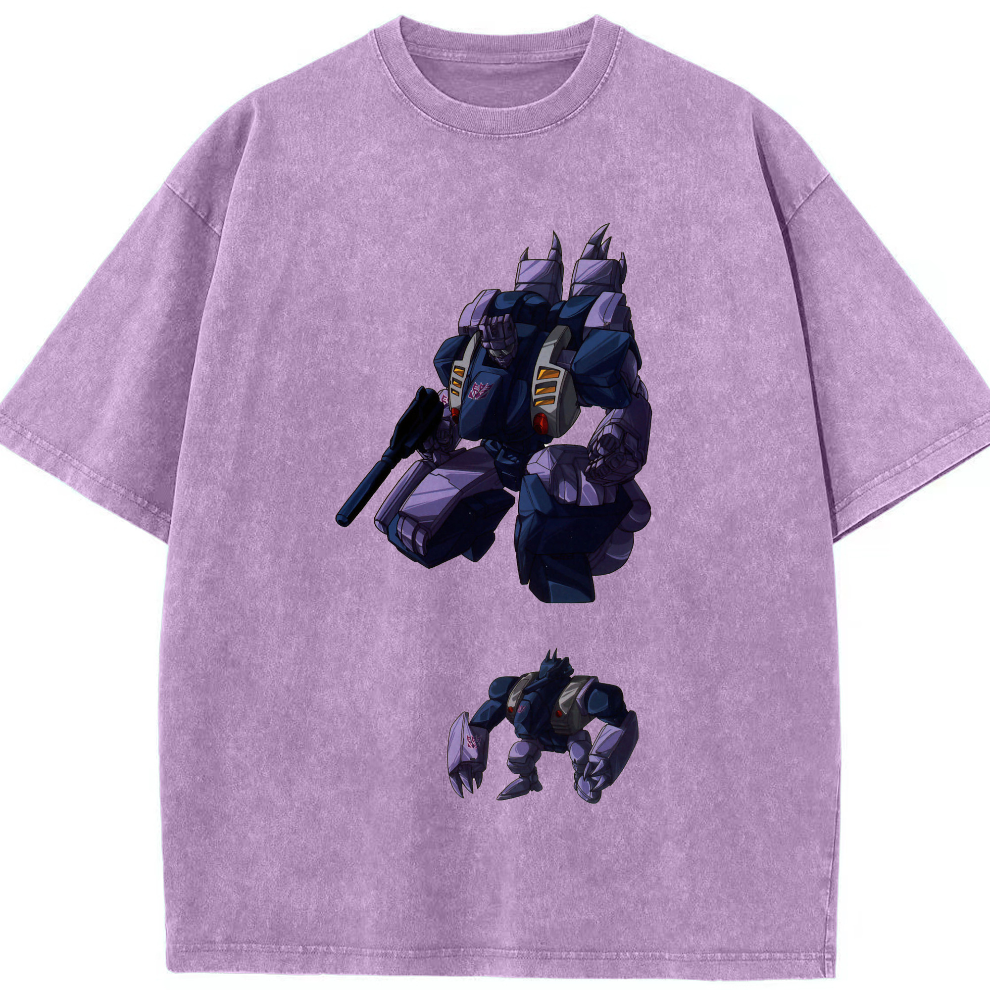 （画像用）  綿100% ヴィンテージ風 半袖Tシャツ（フロントプリント）