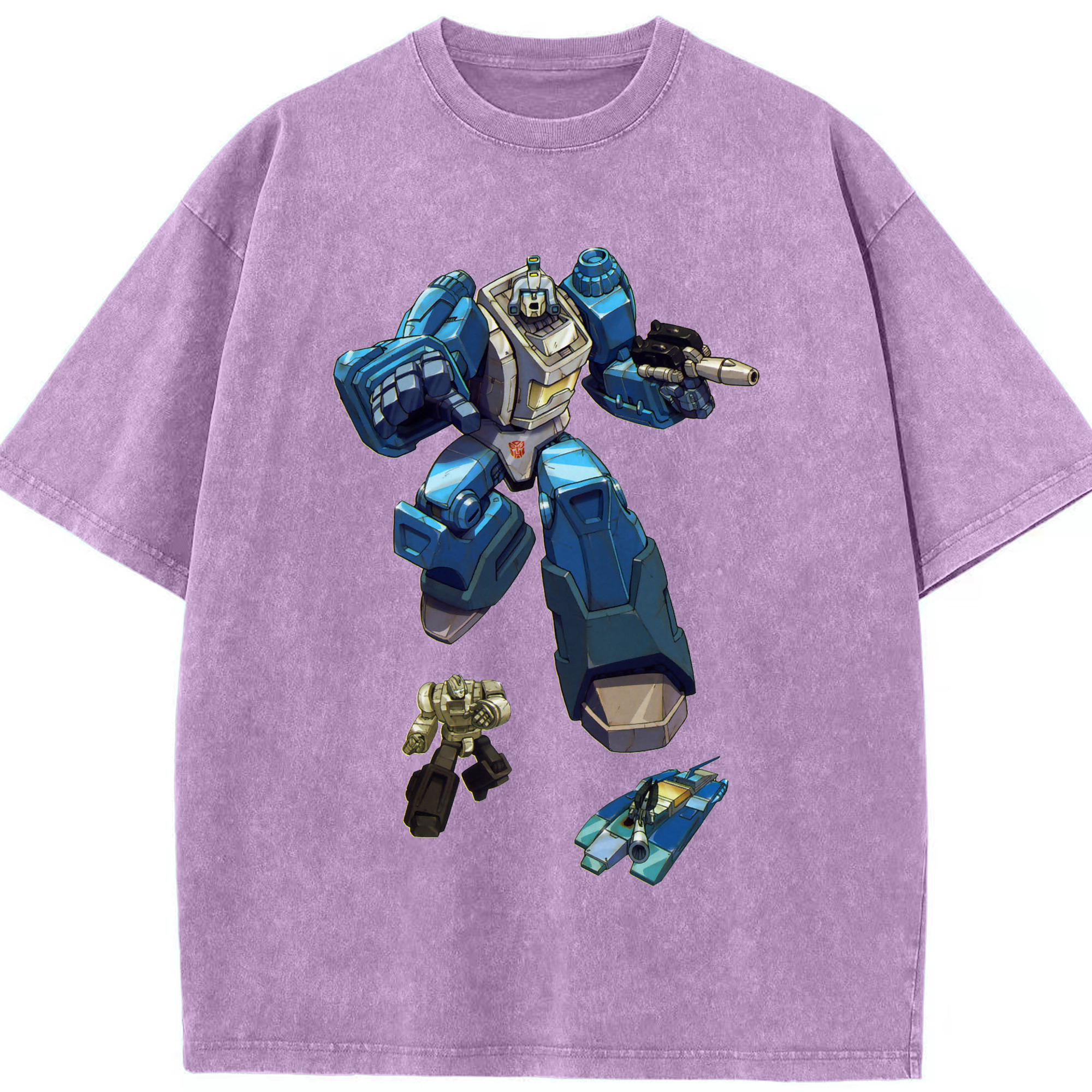 （画像用）  綿100% ヴィンテージ風 半袖Tシャツ（フロントプリント）