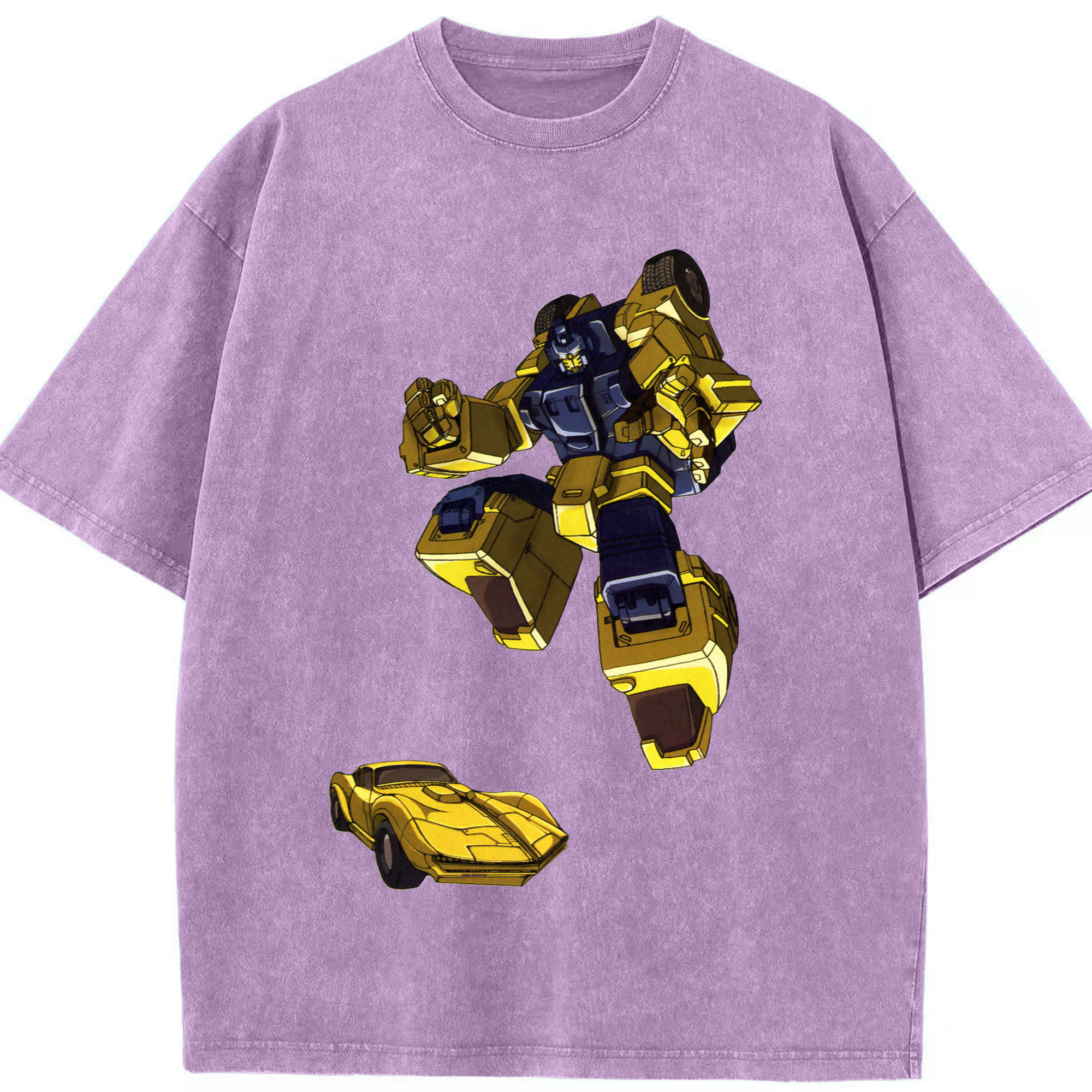 （画像用）  綿100% ヴィンテージ風 半袖Tシャツ（フロントプリント）