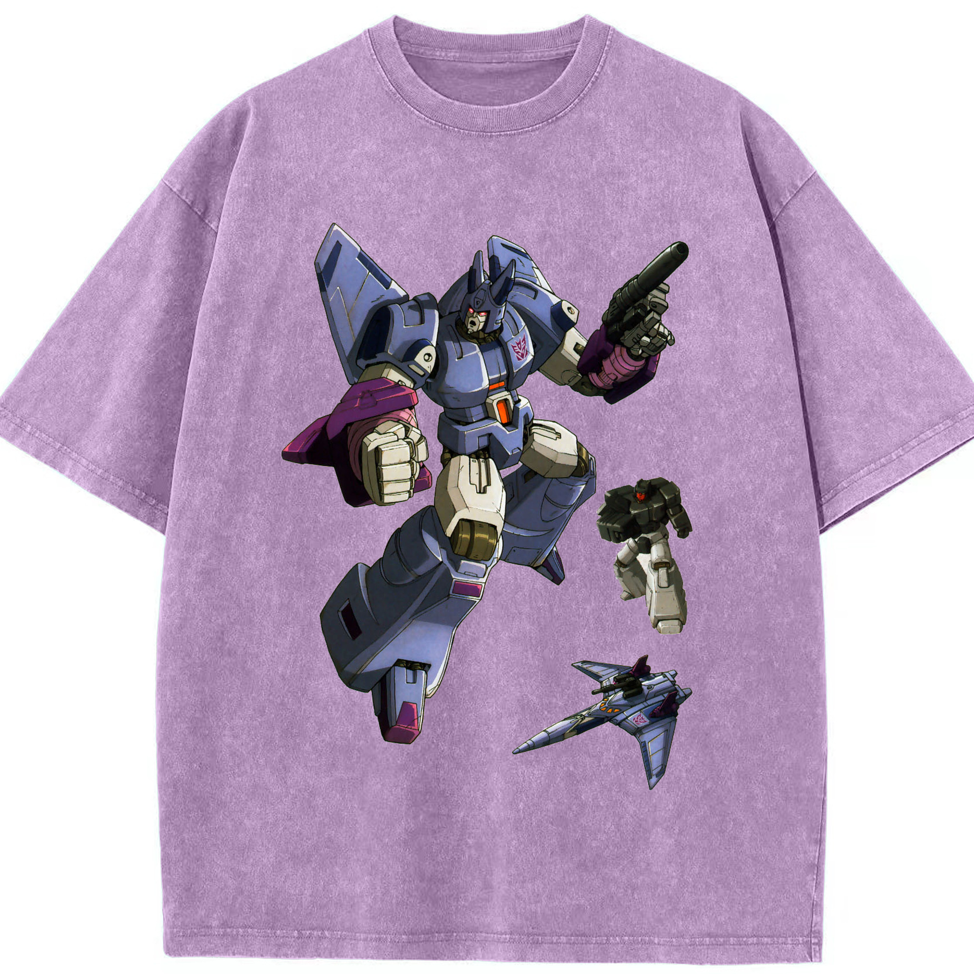 （画像用）  綿100% ヴィンテージ風 半袖Tシャツ（フロントプリント）