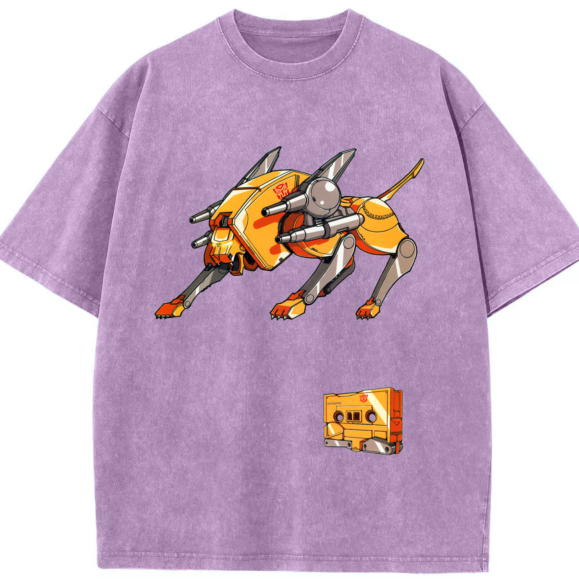（画像用）  綿100% ヴィンテージ風 半袖Tシャツ（フロントプリント）
