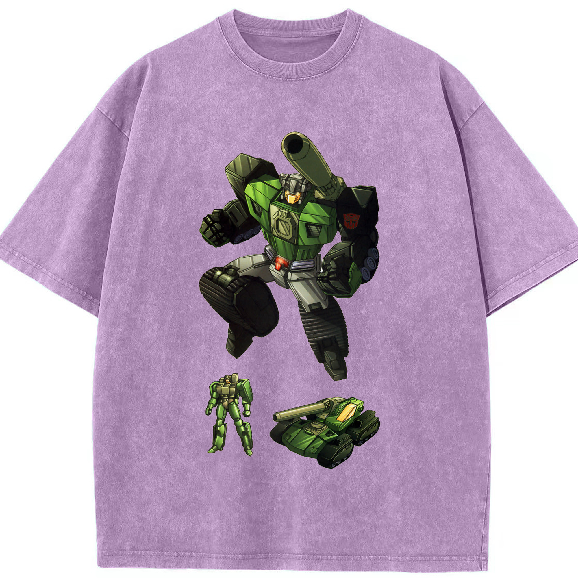 （画像用）  綿100% ヴィンテージ風 半袖Tシャツ（フロントプリント）