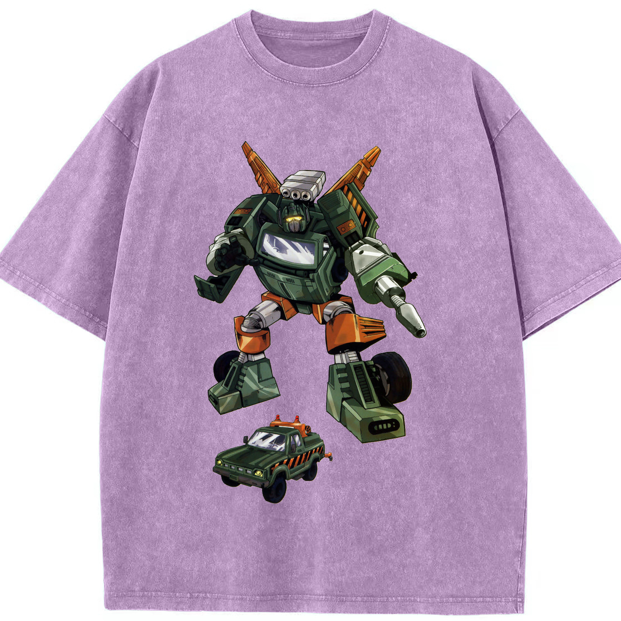 （画像用）  綿100% ヴィンテージ風 半袖Tシャツ（フロントプリント）