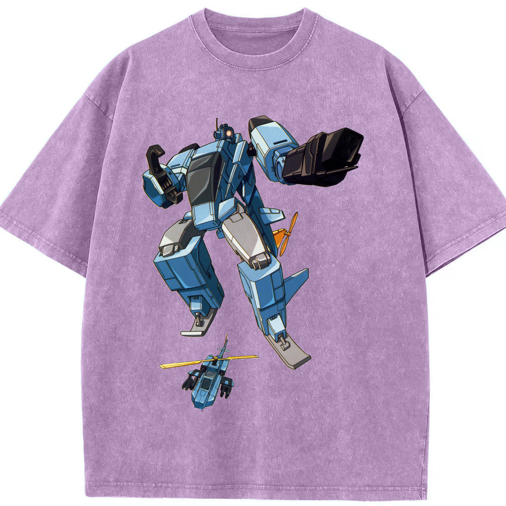 （画像用）  綿100% ヴィンテージ風 半袖Tシャツ（フロントプリント）