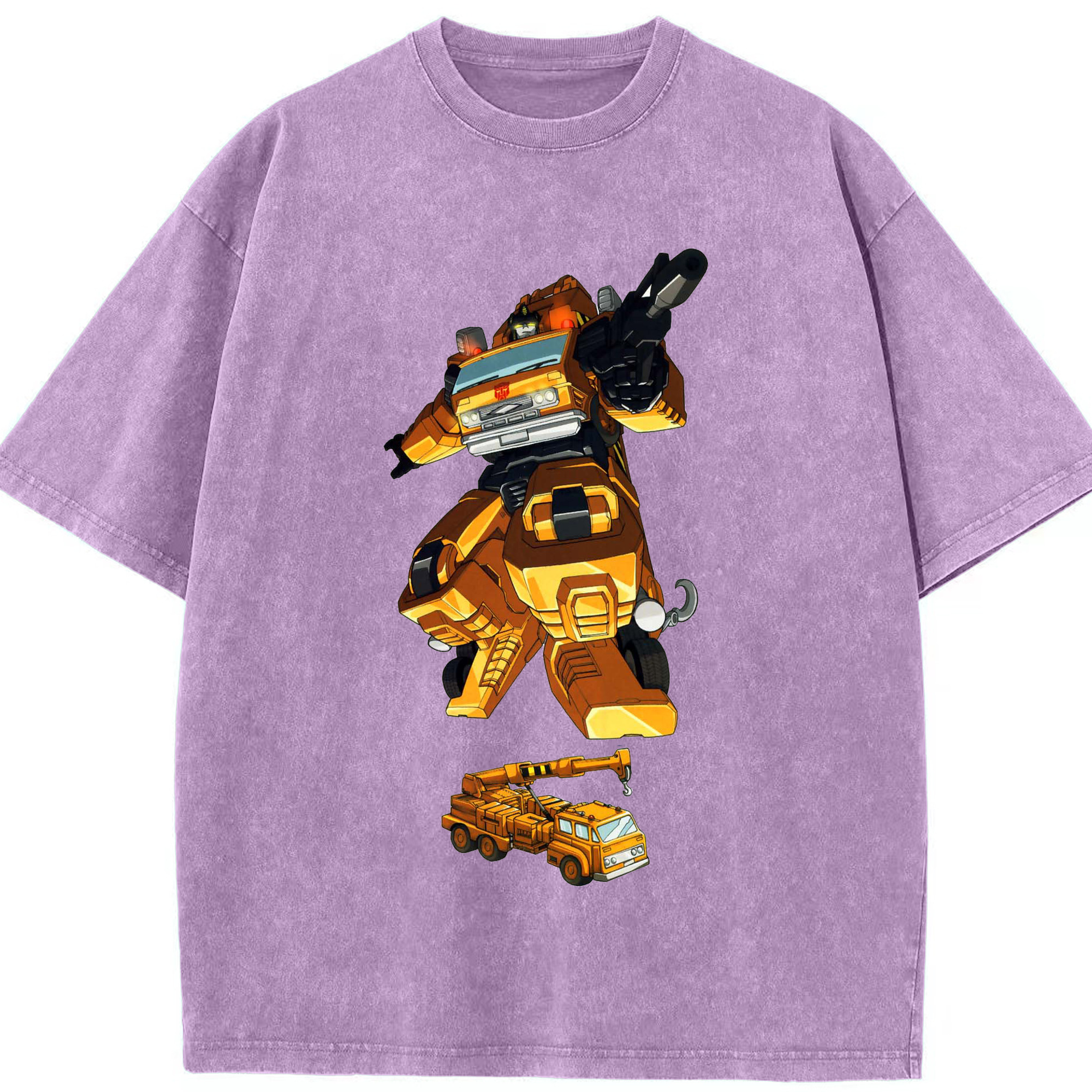 （画像用）  綿100% ヴィンテージ風 半袖Tシャツ（フロントプリント）