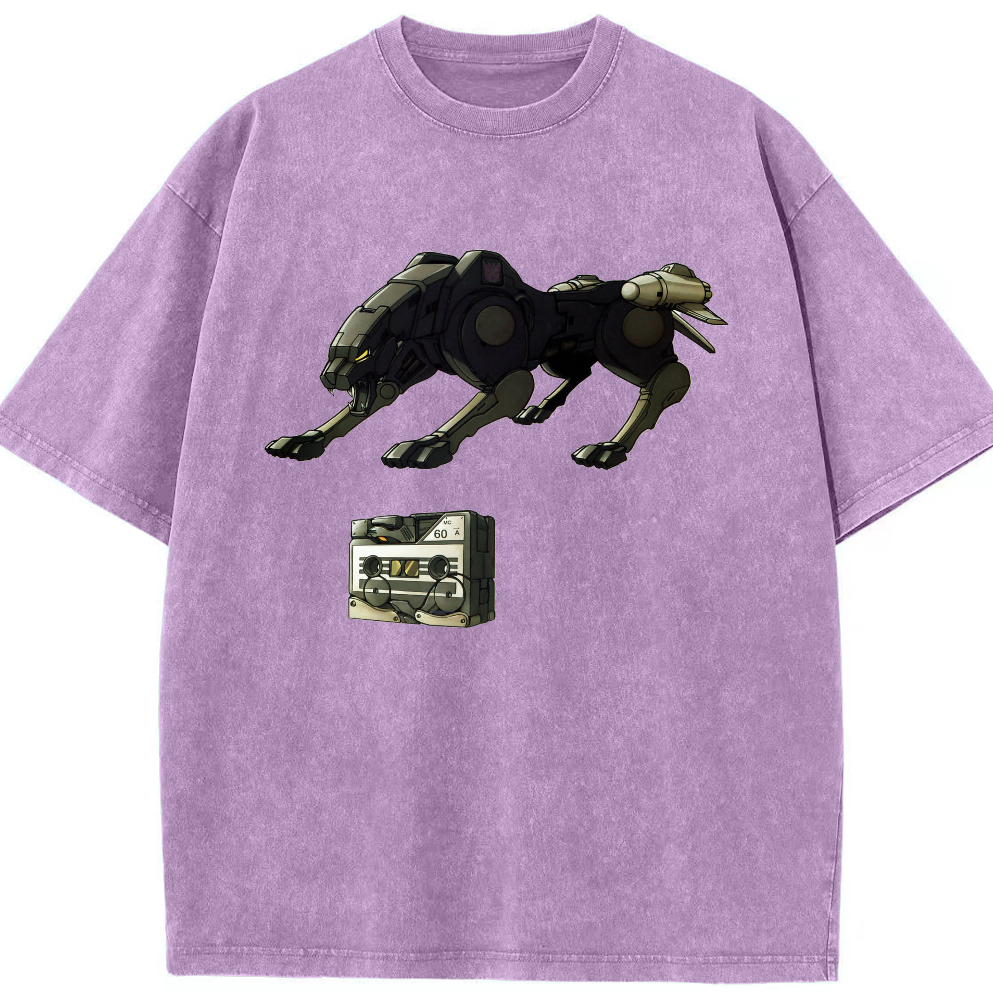 （画像用）  綿100% ヴィンテージ風 半袖Tシャツ（フロントプリント）