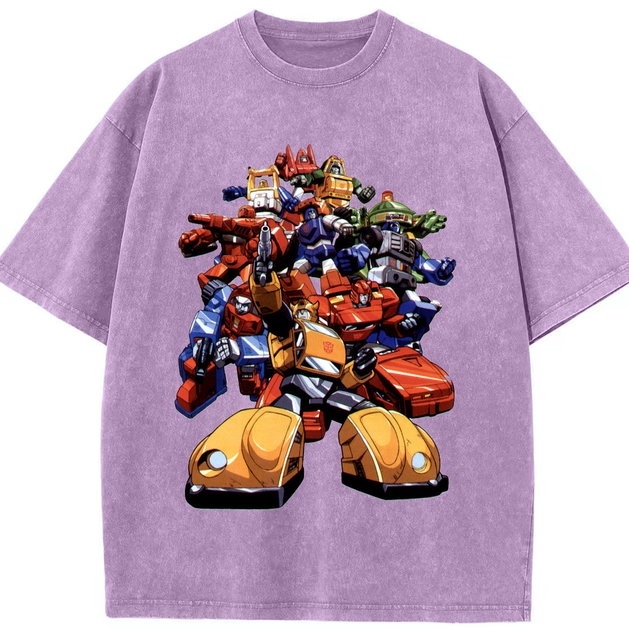 （画像用）  綿100% ヴィンテージ風 半袖Tシャツ（フロントプリント）