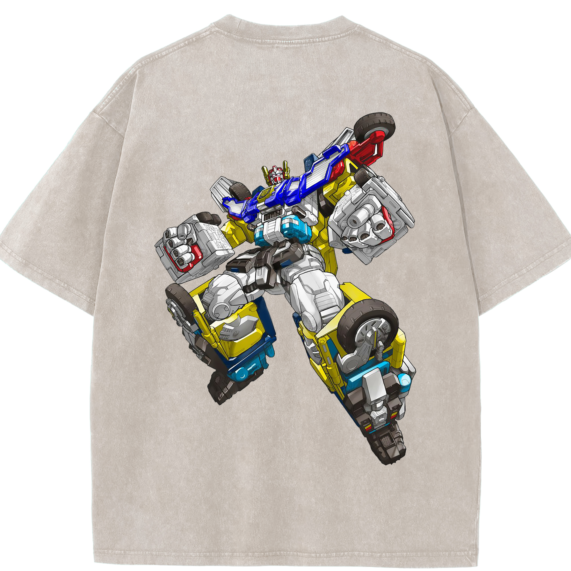 （画像用）  綿100% ヴィンテージ風 半袖Tシャツ（背面プリント）