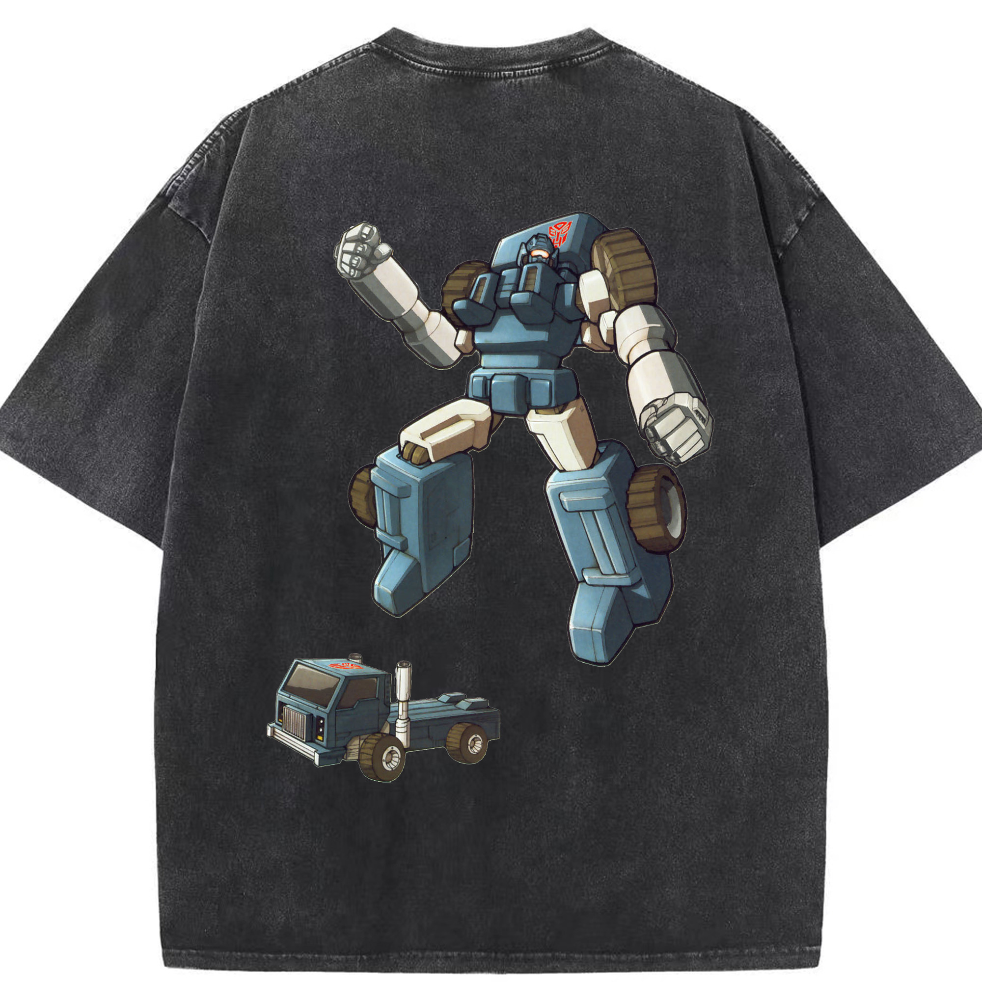 （画像用）  綿100% ヴィンテージ風 半袖Tシャツ（背面プリント）