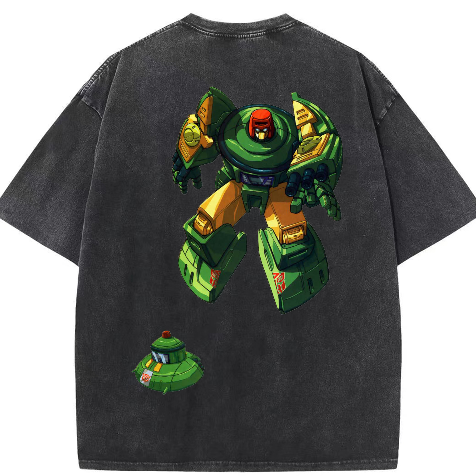 （画像用）  綿100% ヴィンテージ風 半袖Tシャツ（背面プリント）