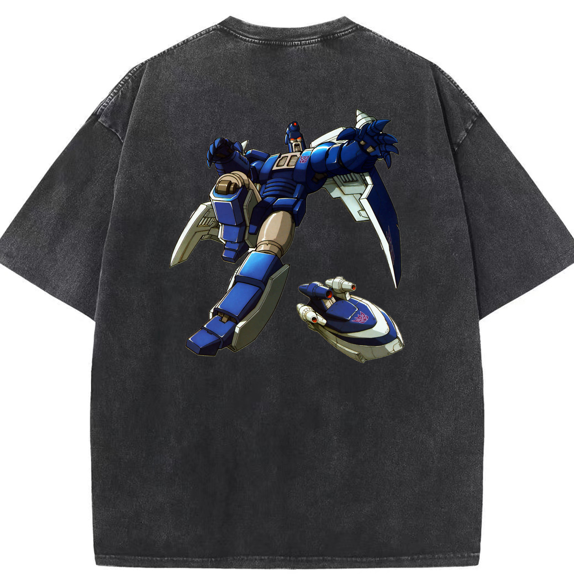 （画像用）  綿100% ヴィンテージ風 半袖Tシャツ（背面プリント）