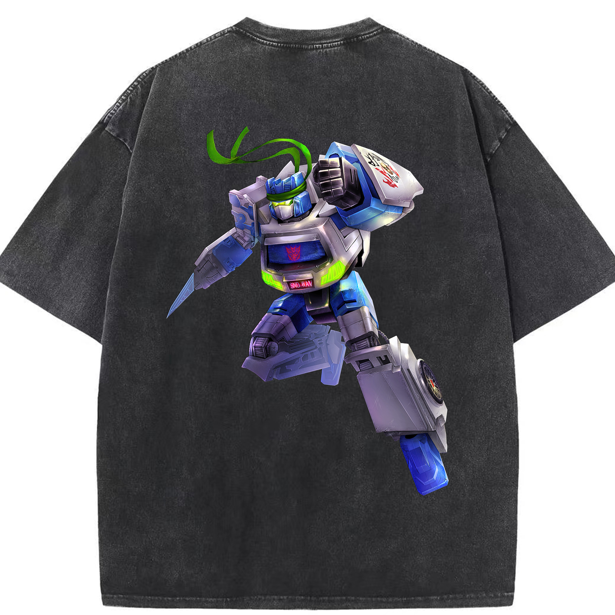 （画像用）  綿100% ヴィンテージ風 半袖Tシャツ（背面プリント）