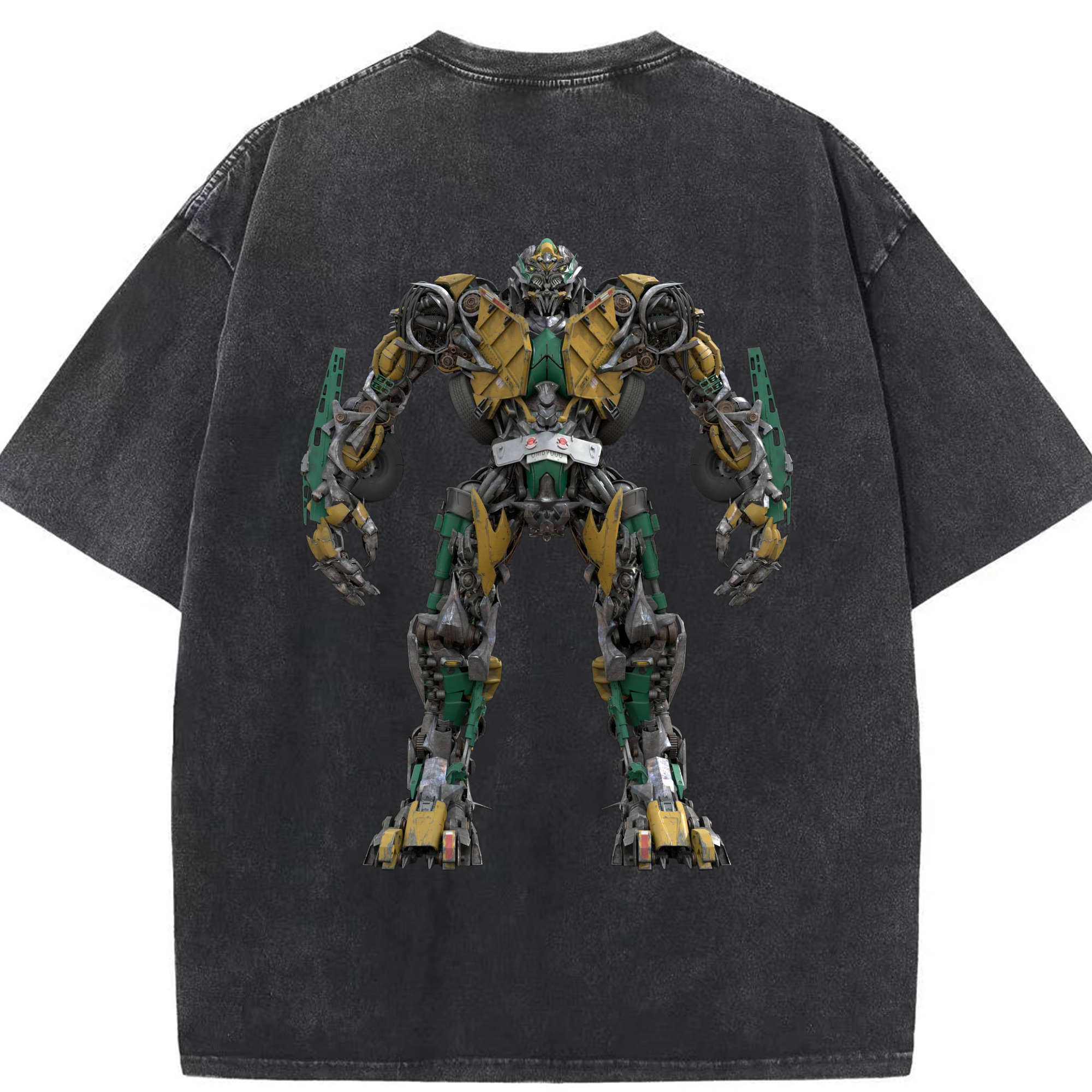 （画像用）  綿100% ヴィンテージ風 半袖Tシャツ（背面プリント）