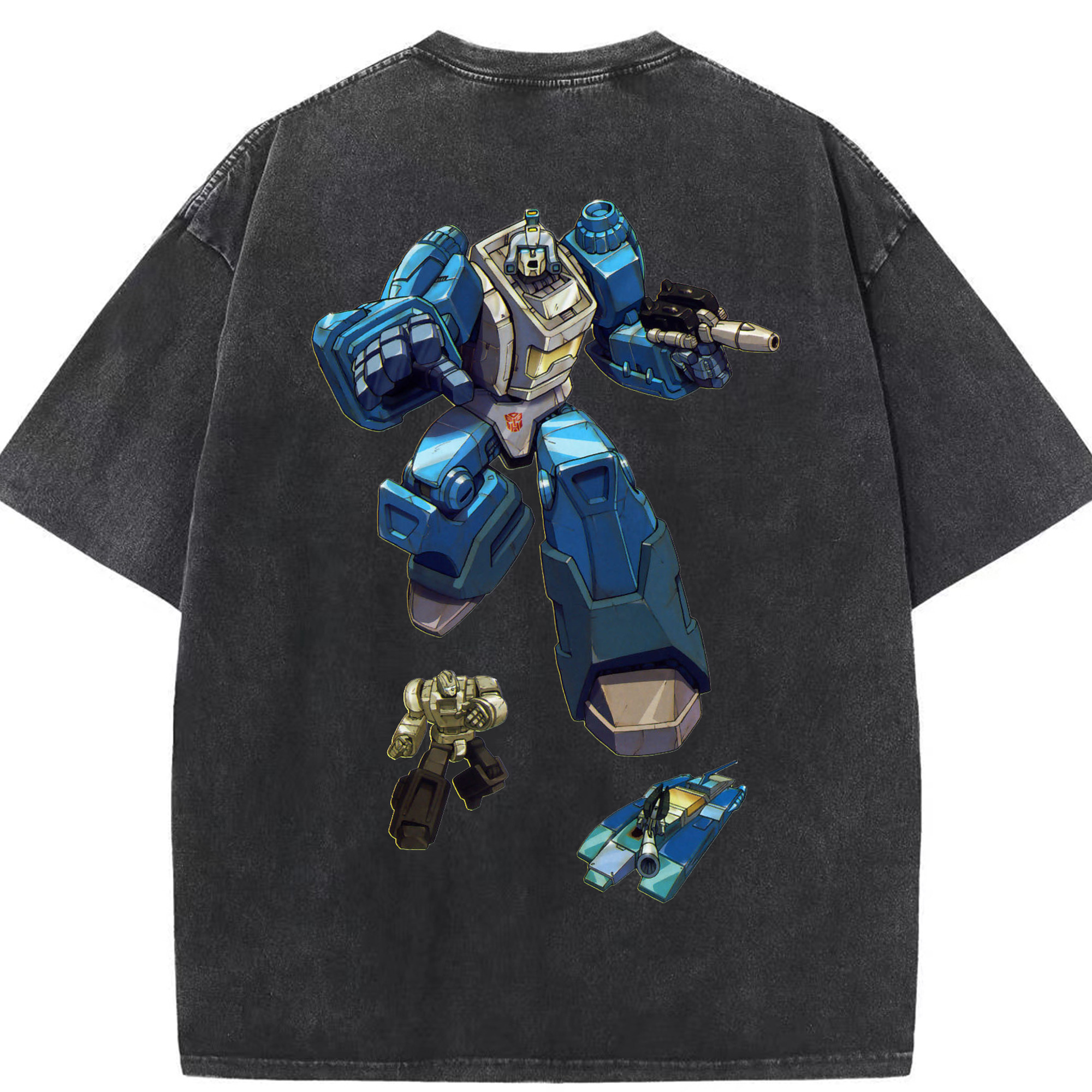 （画像用）  綿100% ヴィンテージ風 半袖Tシャツ（背面プリント）