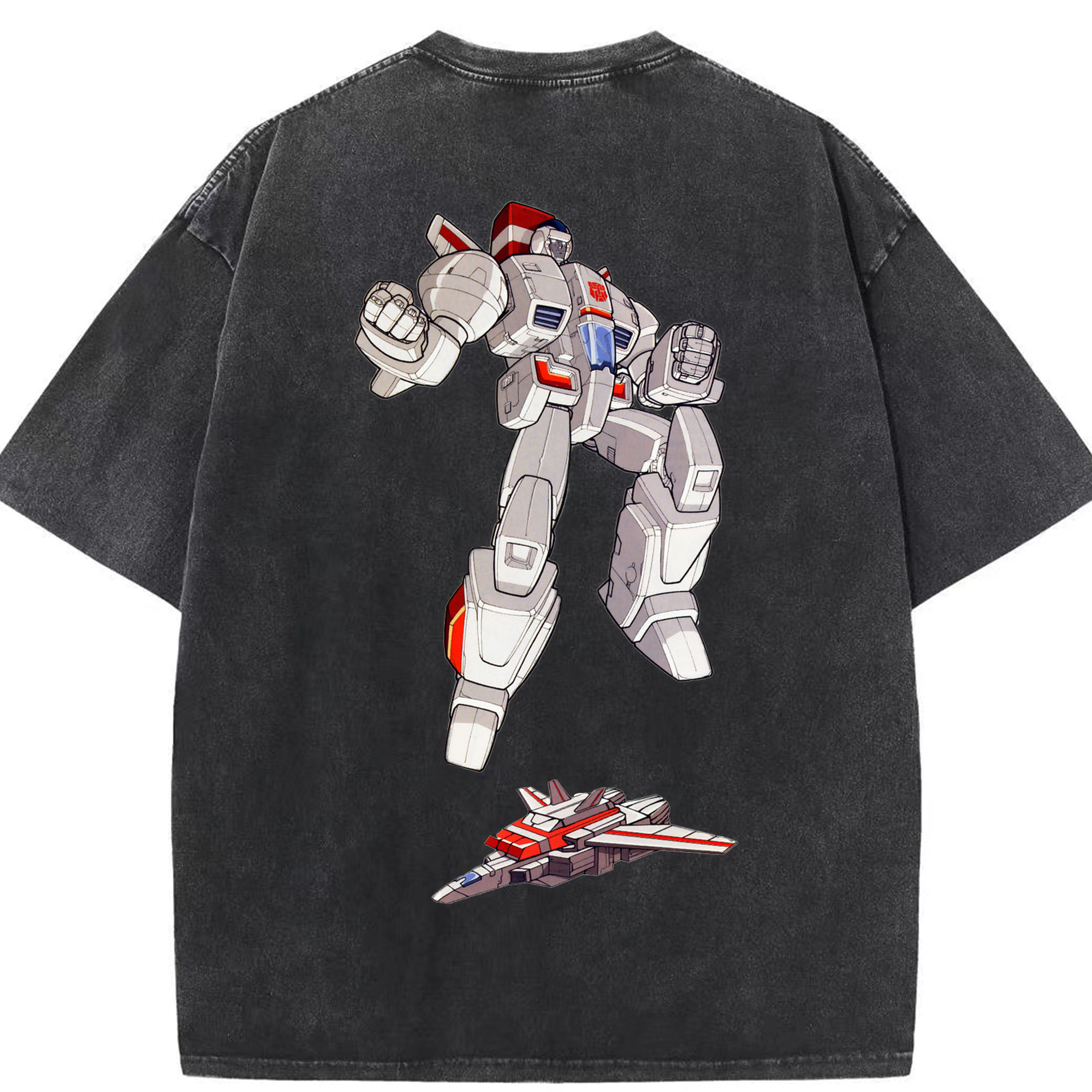 （画像用）  綿100% ヴィンテージ風 半袖Tシャツ（背面プリント）