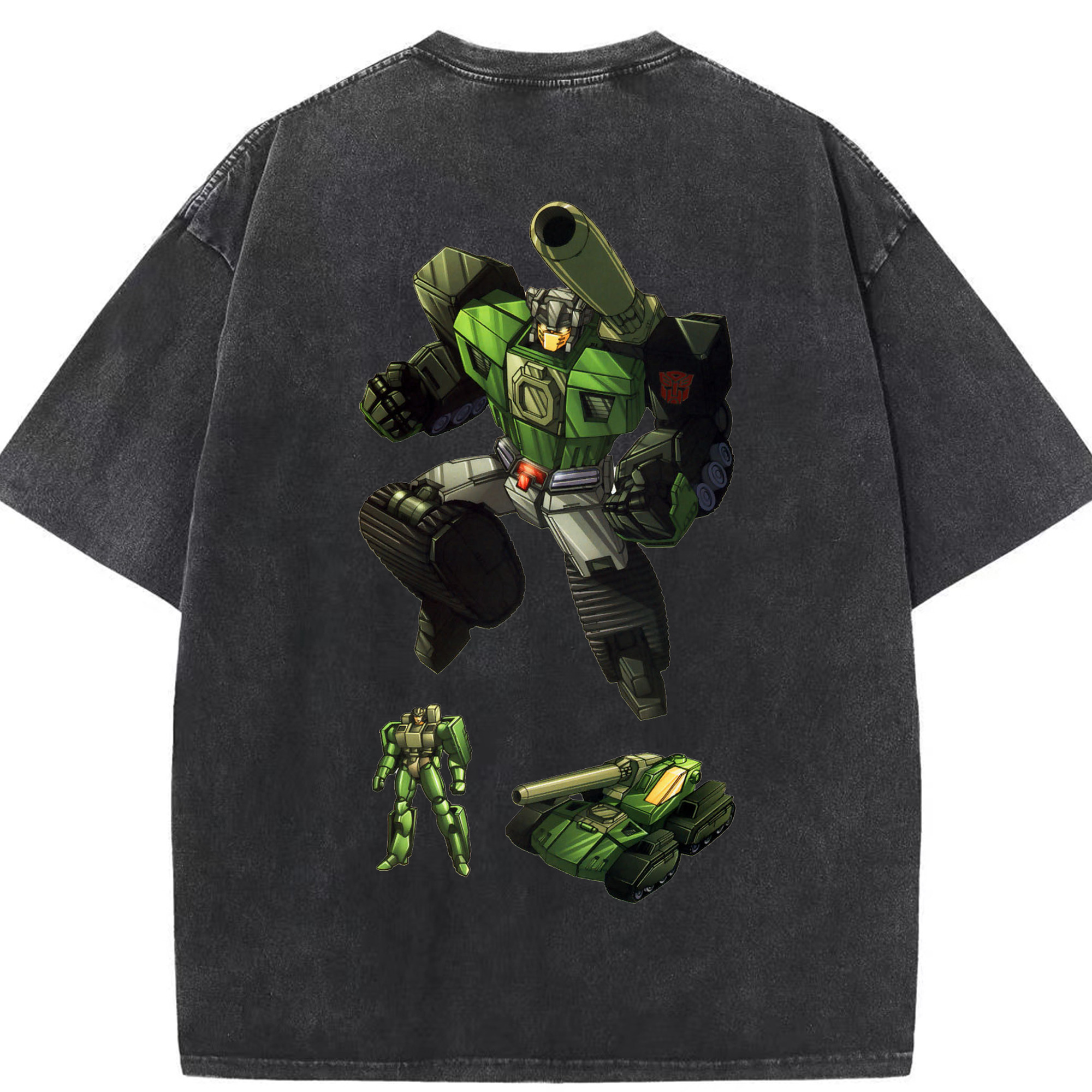 （画像用）  綿100% ヴィンテージ風 半袖Tシャツ（背面プリント）