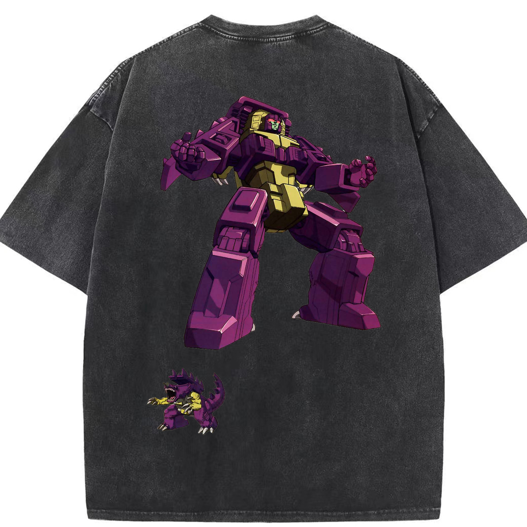 （画像用）  綿100% ヴィンテージ風 半袖Tシャツ（背面プリント）