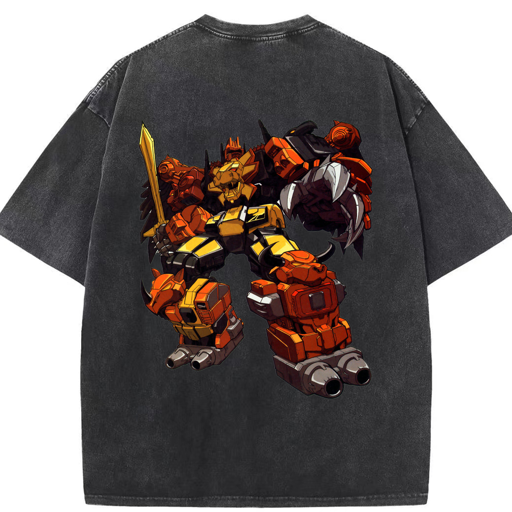 （画像用）  綿100% ヴィンテージ風 半袖Tシャツ（背面プリント）