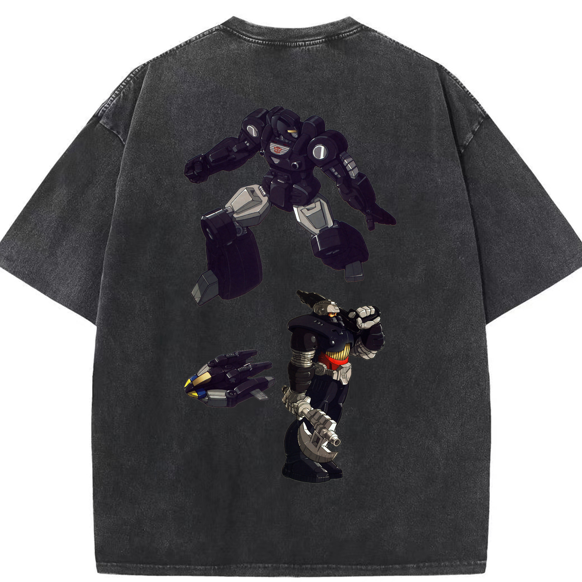 （画像用）  綿100% ヴィンテージ風 半袖Tシャツ（背面プリント）