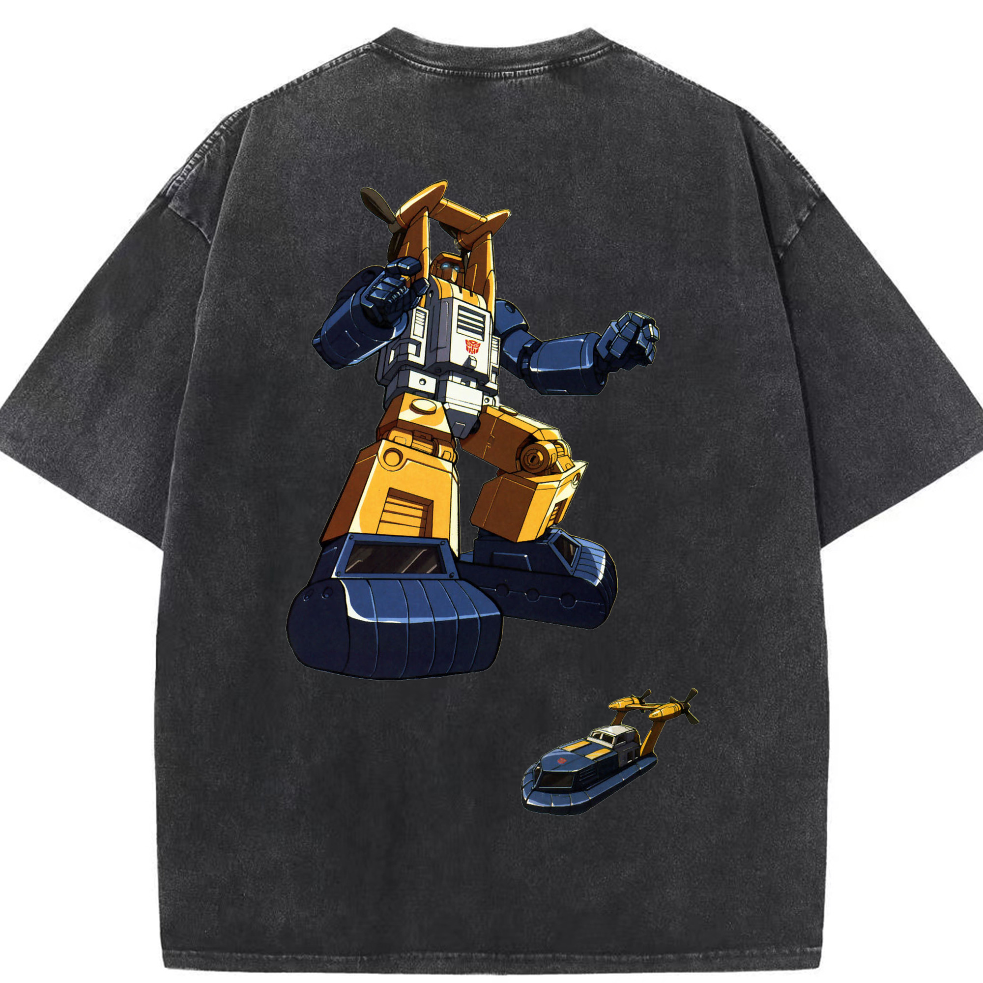 （画像用）  綿100% ヴィンテージ風 半袖Tシャツ（背面プリント）