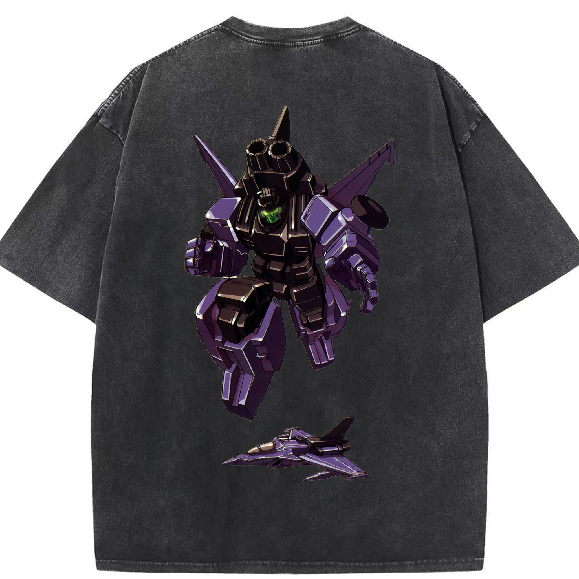 （画像用）  綿100% ヴィンテージ風 半袖Tシャツ（背面プリント）