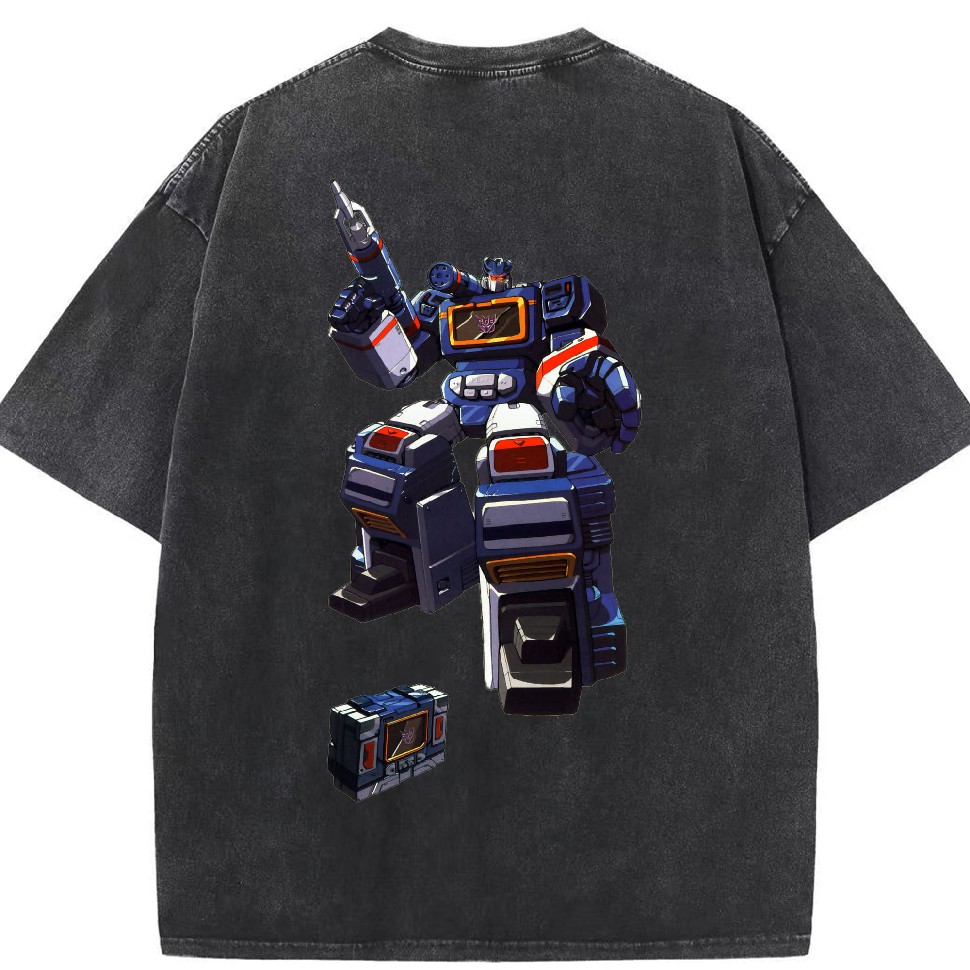 （画像用）  綿100% ヴィンテージ風 半袖Tシャツ（背面プリント）