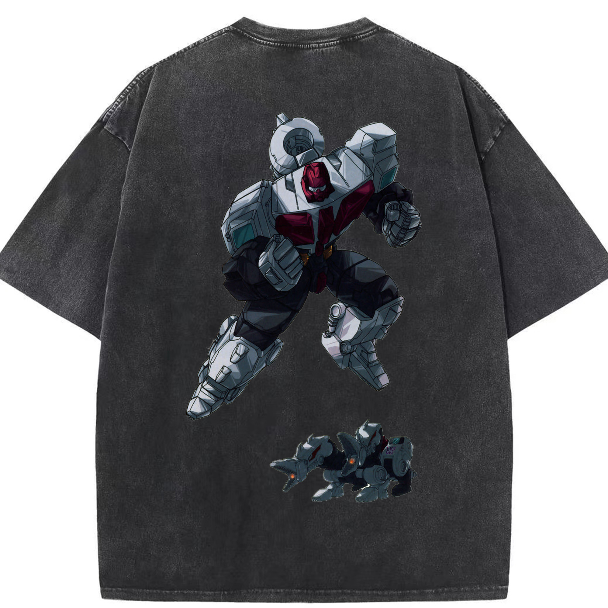 （画像用）  綿100% ヴィンテージ風 半袖Tシャツ（背面プリント）