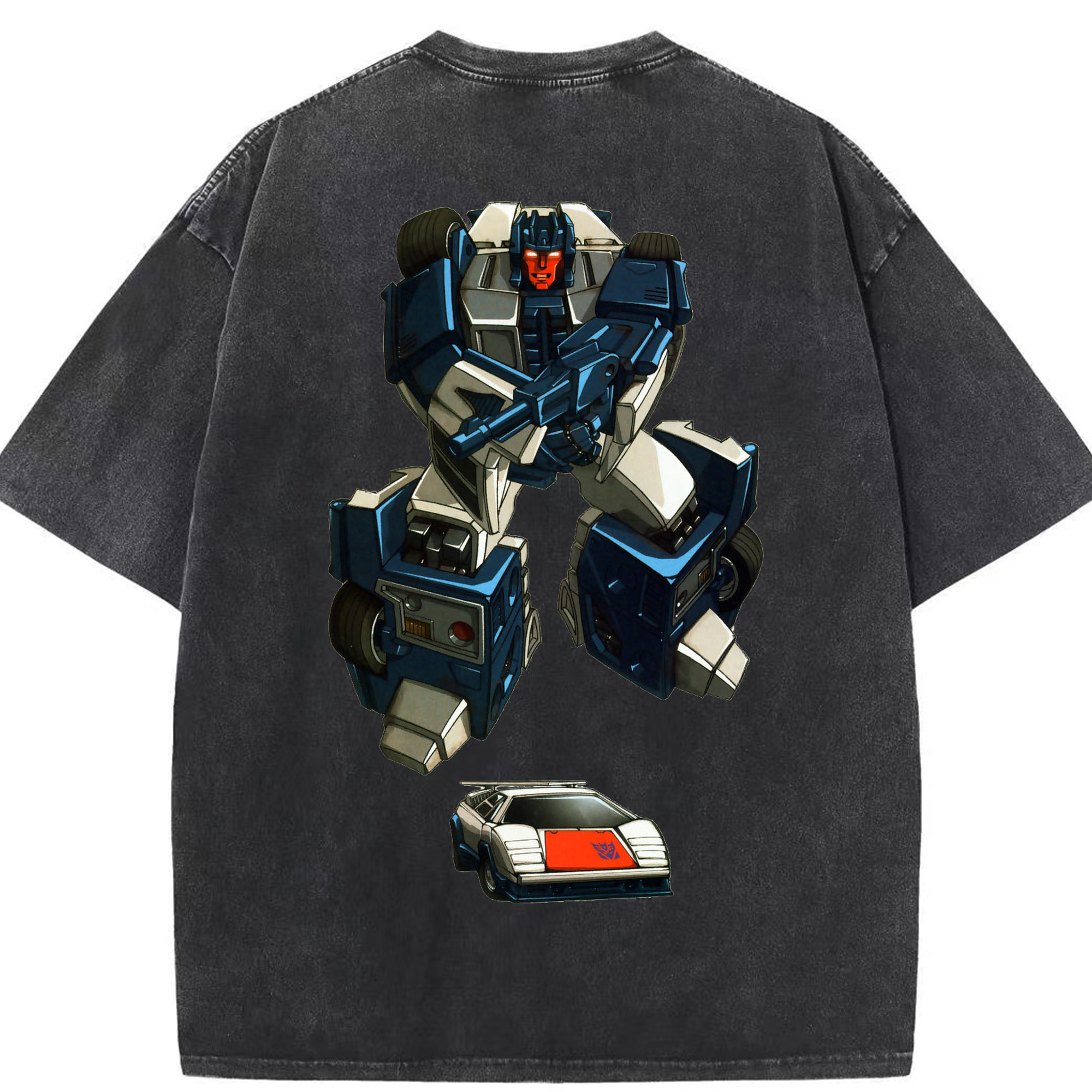 （画像用）  綿100% ヴィンテージ風 半袖Tシャツ（背面プリント）