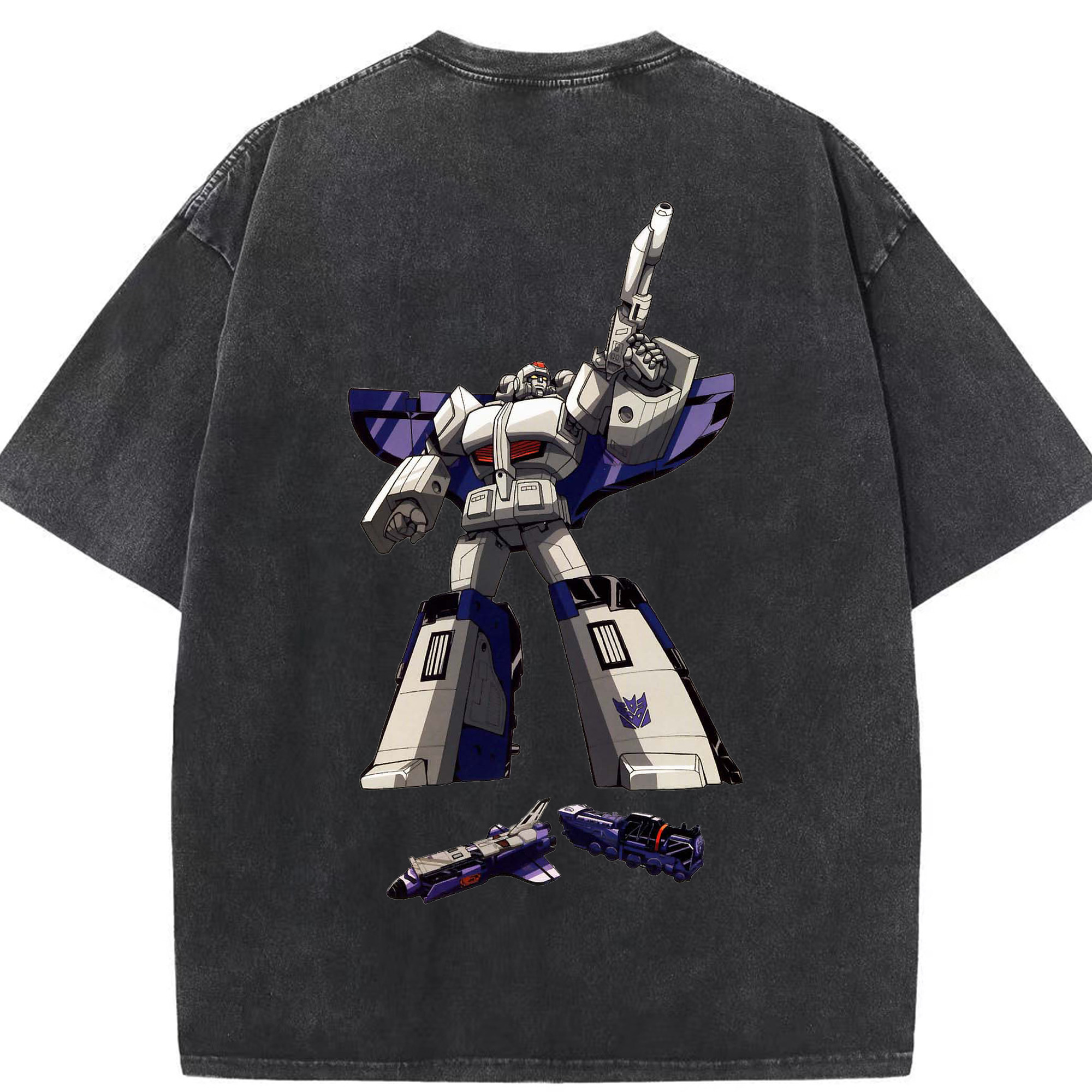 （画像用）  綿100% ヴィンテージ風 半袖Tシャツ（背面プリント）
