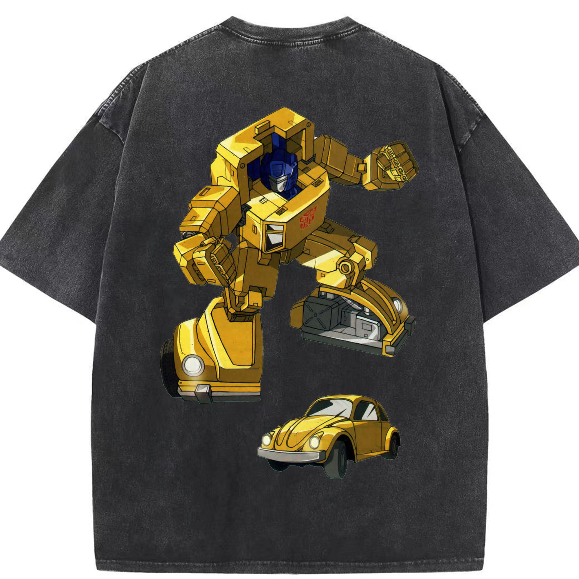 （画像用）  綿100% ヴィンテージ風 半袖Tシャツ（背面プリント）