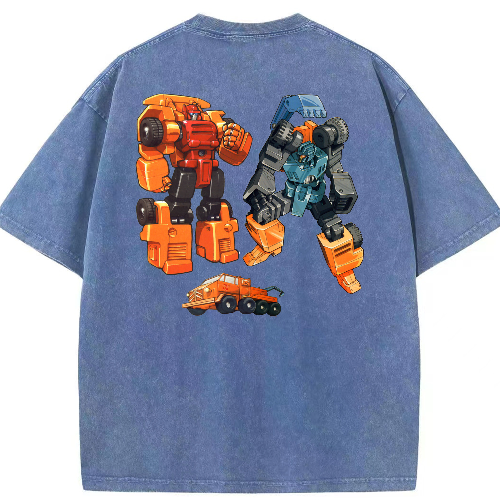 （画像用）  綿100% ヴィンテージ風 半袖Tシャツ（背面プリント）