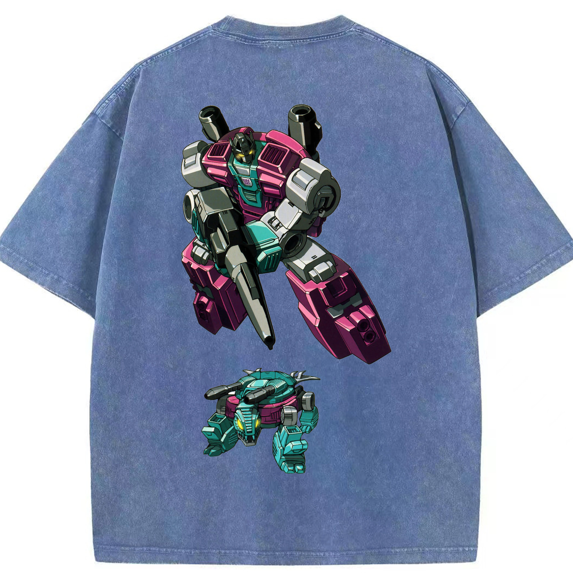 （画像用）  綿100% ヴィンテージ風 半袖Tシャツ（背面プリント）