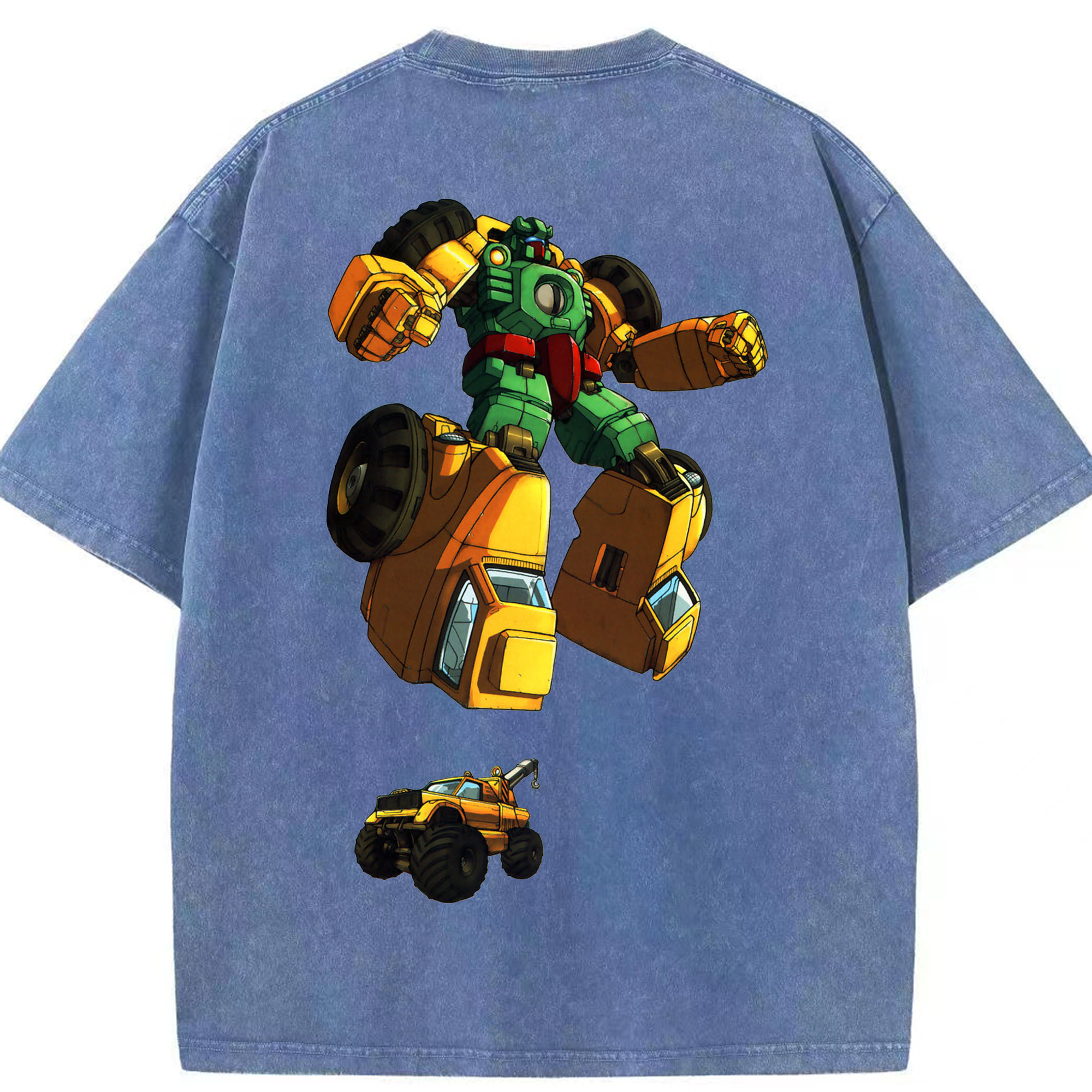 （画像用）  綿100% ヴィンテージ風 半袖Tシャツ（背面プリント）