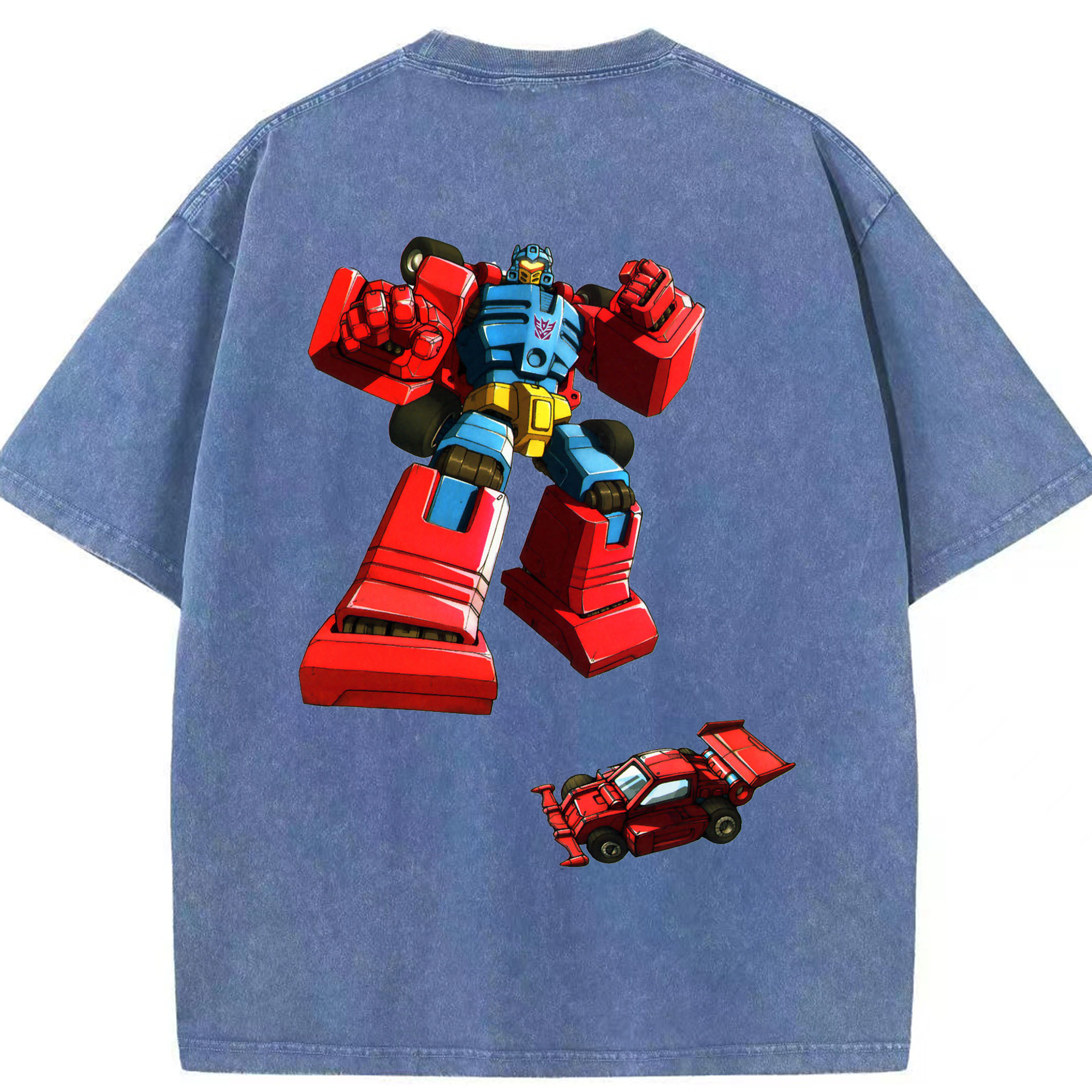 （画像用）  綿100% ヴィンテージ風 半袖Tシャツ（背面プリント）