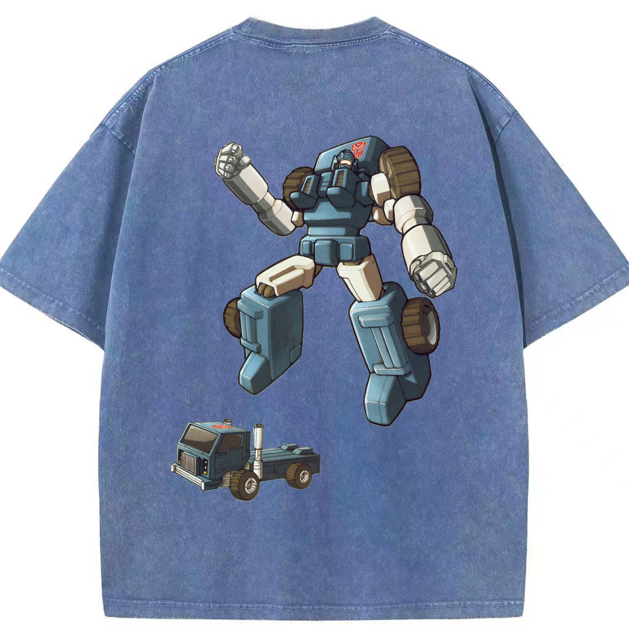 （画像用）  綿100% ヴィンテージ風 半袖Tシャツ（背面プリント）