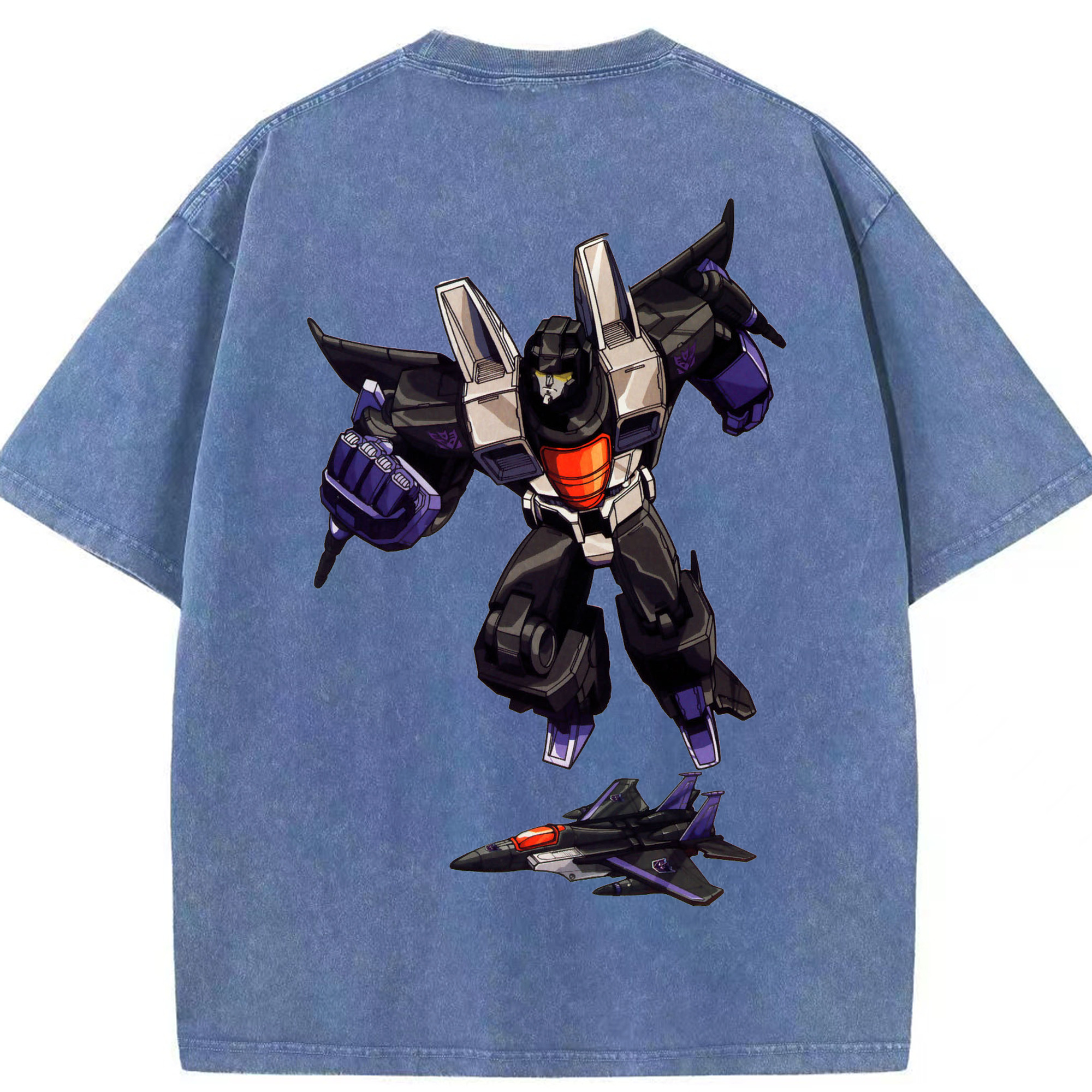 （画像用）  綿100% ヴィンテージ風 半袖Tシャツ（背面プリント）