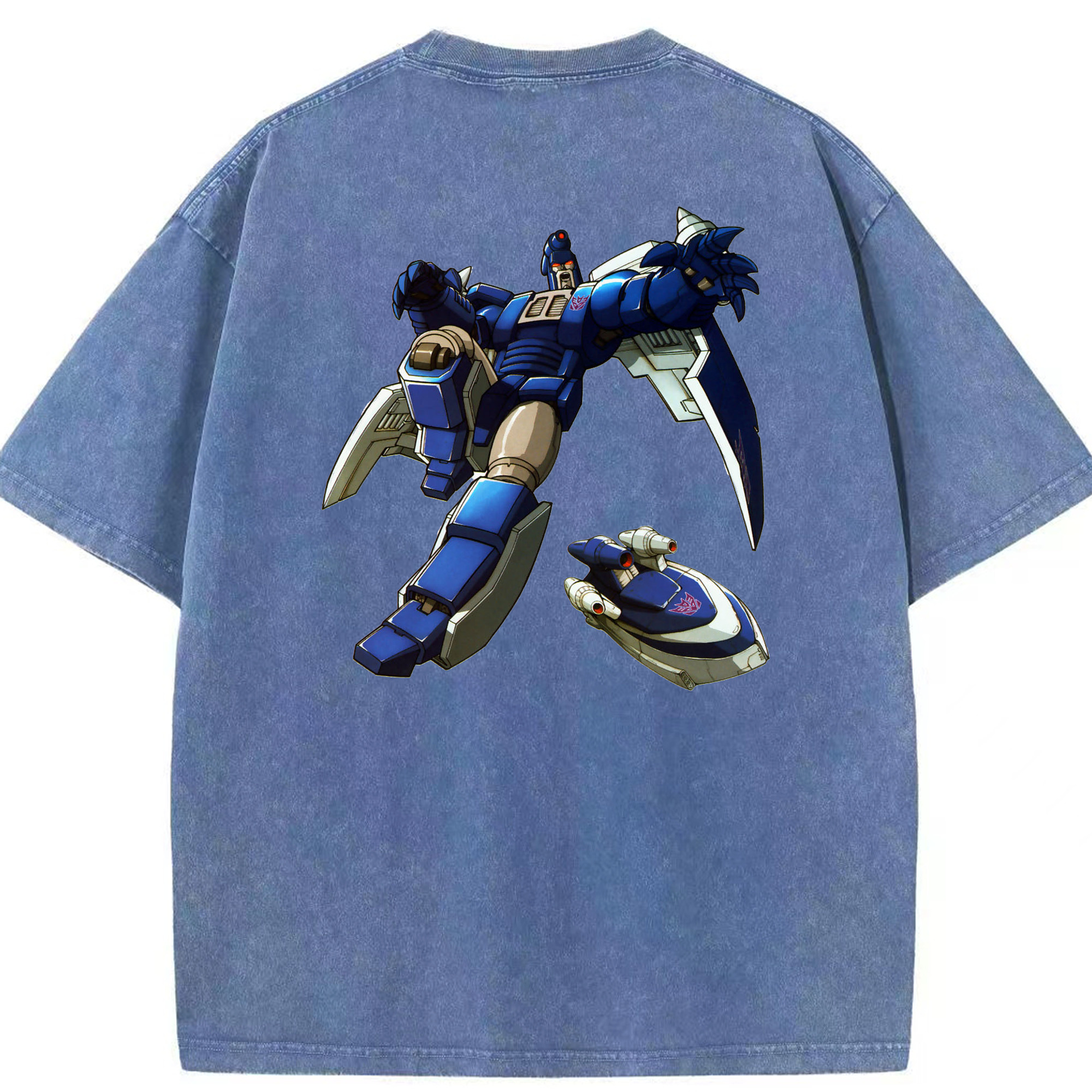 （画像用）  綿100% ヴィンテージ風 半袖Tシャツ（背面プリント）